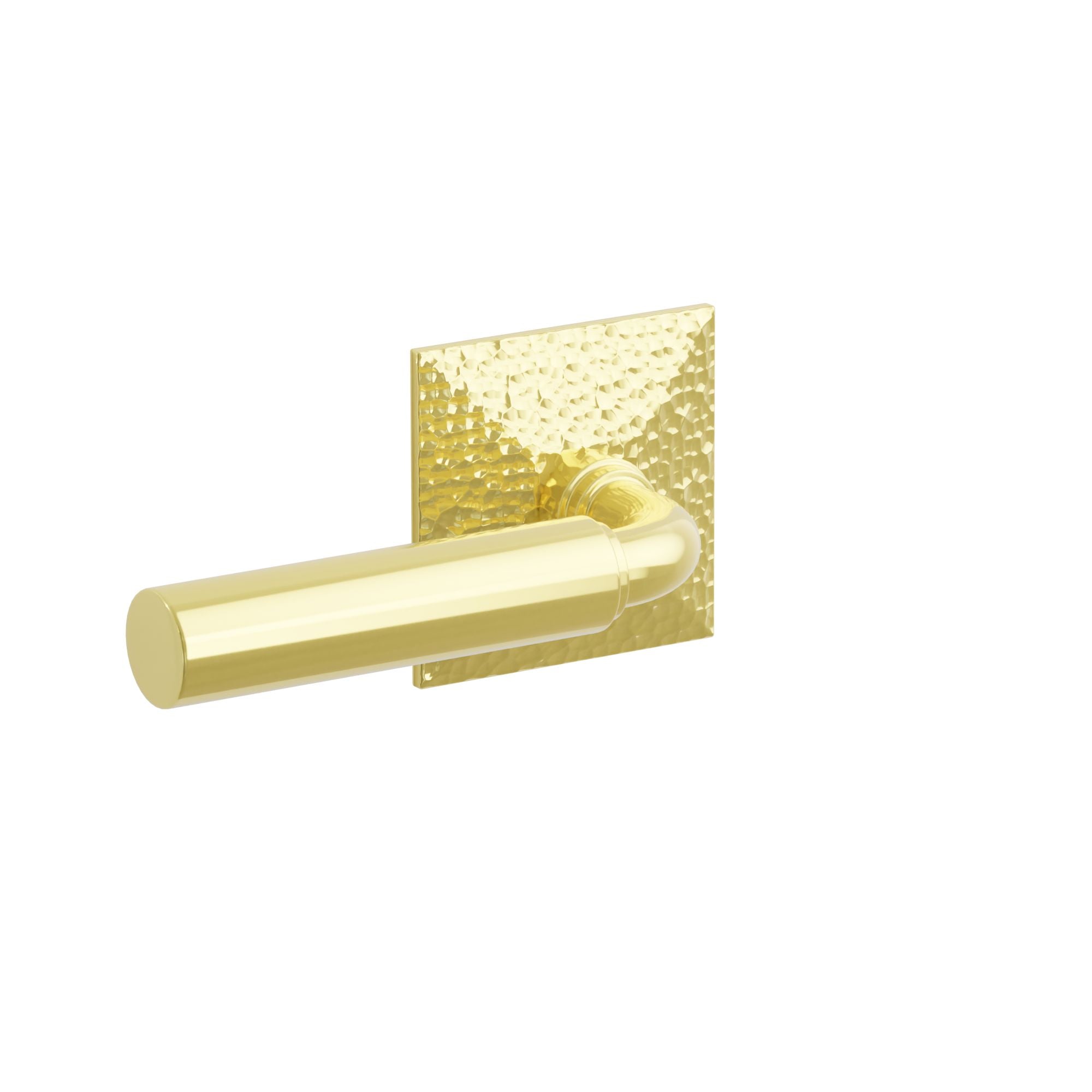 Emtek Concealed Fastener Manning Lever Set With Hammered Rosette