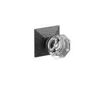 Emtek Concealed Fastener Old Town Knob Set With Hammered Rosette