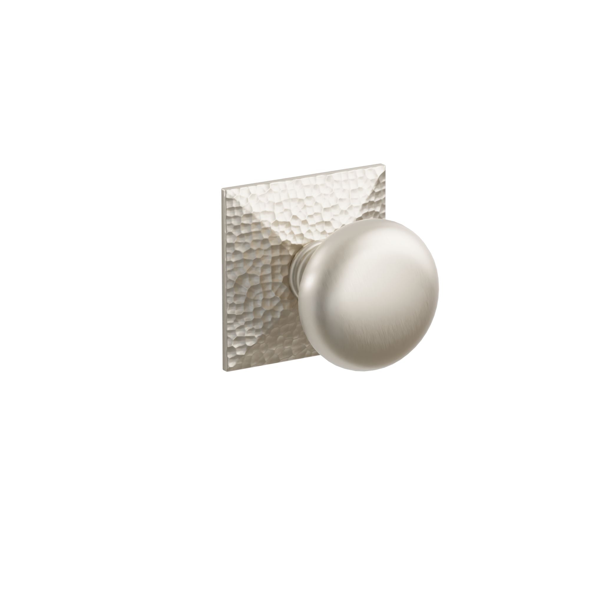 Emtek Providence Knob Set with Hammered Rosette