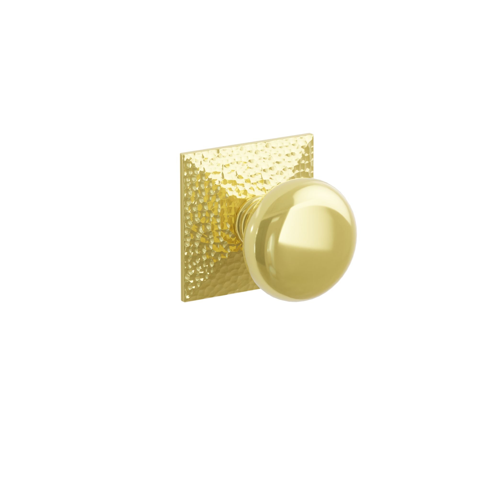 Emtek Providence Knob Set with Hammered Rosette