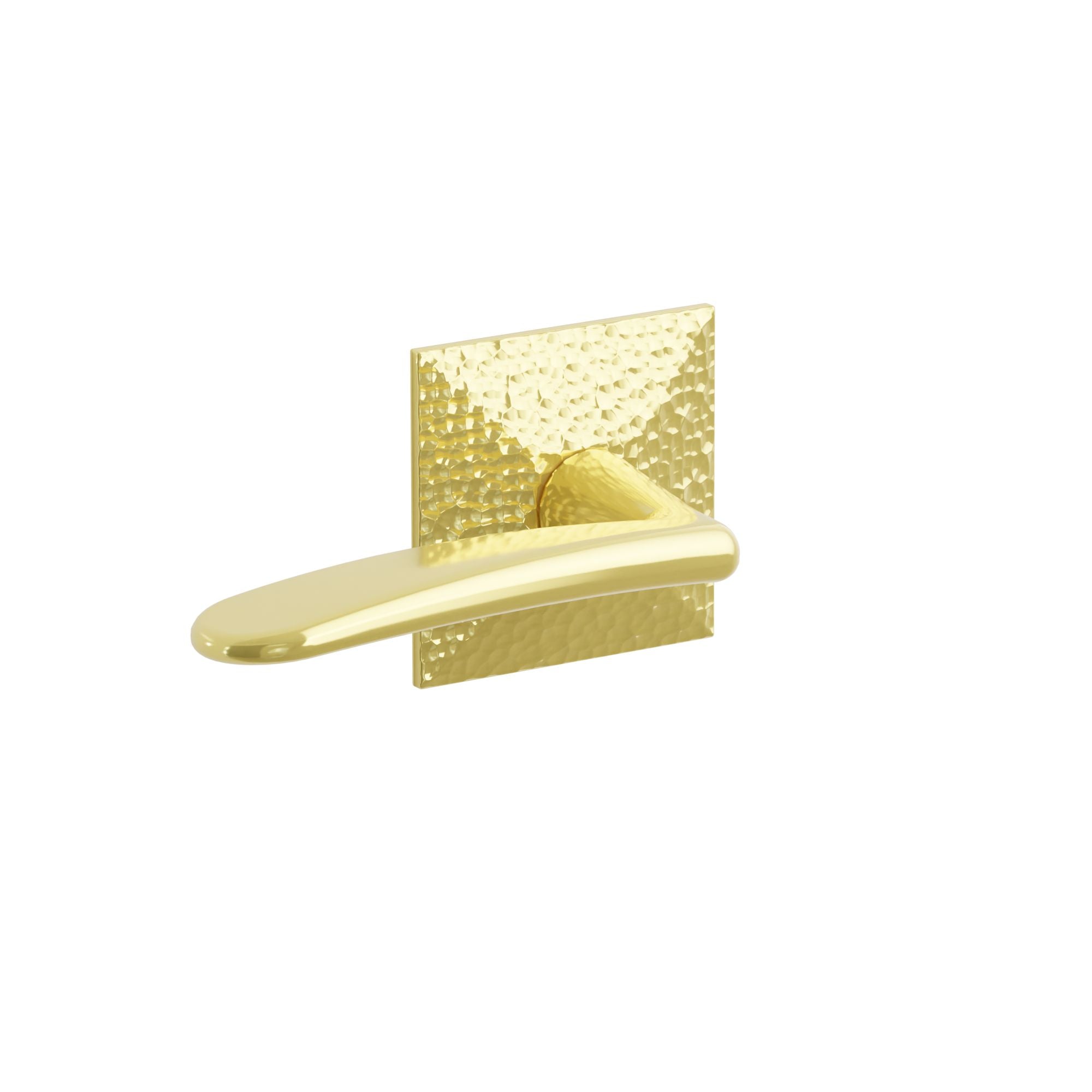 Emtek Myles Lever Set with Hammered Rosette