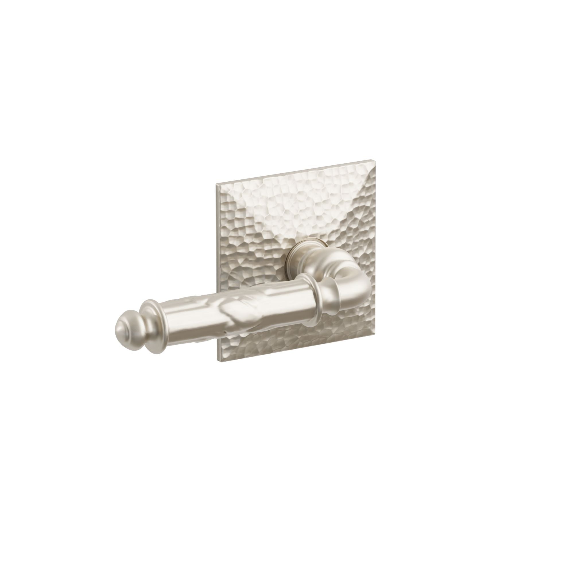 Emtek Concealed Fastener Ribbon & Reed Lever Set With Hammered Rosette