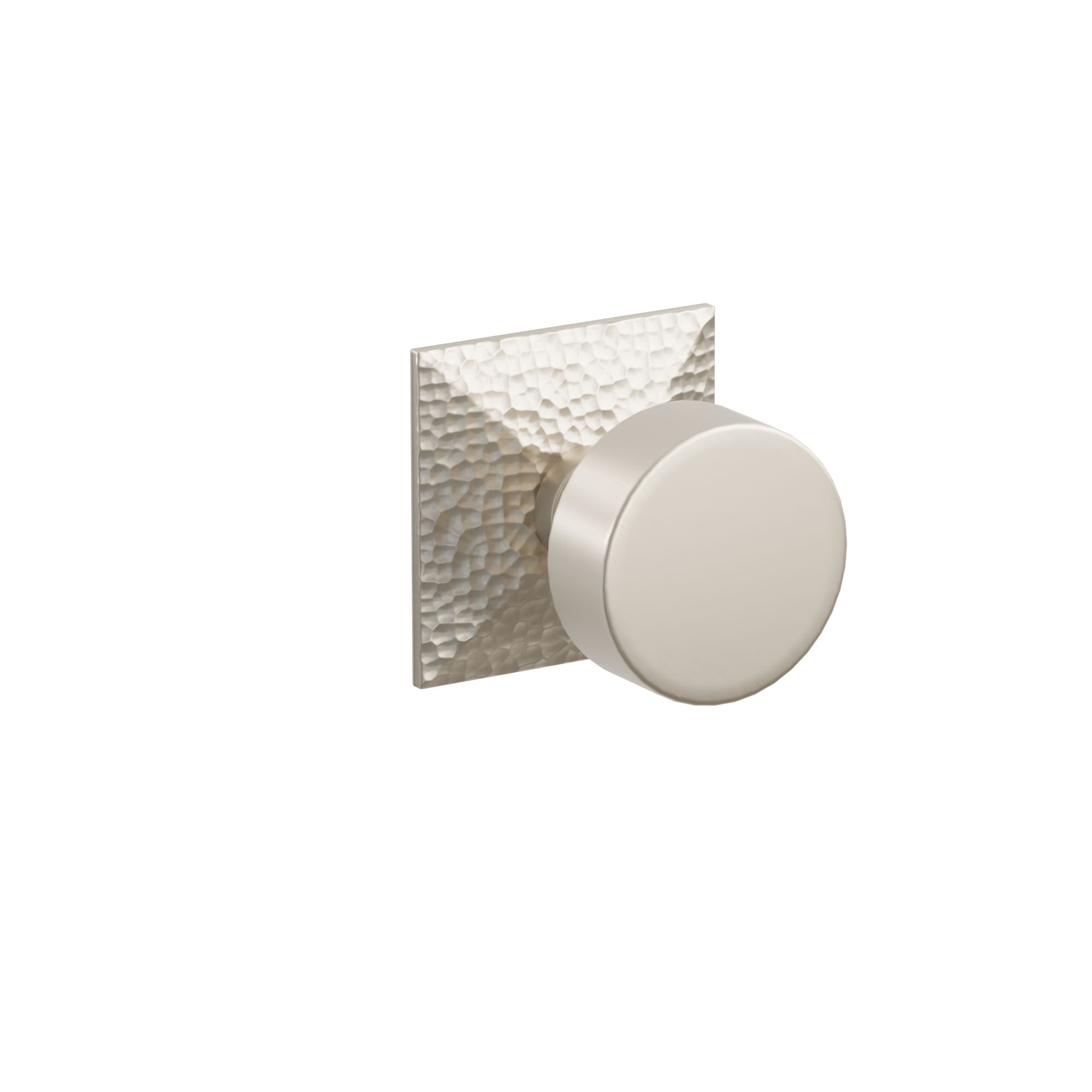 Emtek Concealed Fastener Round Knob Set With Hammered Rosette