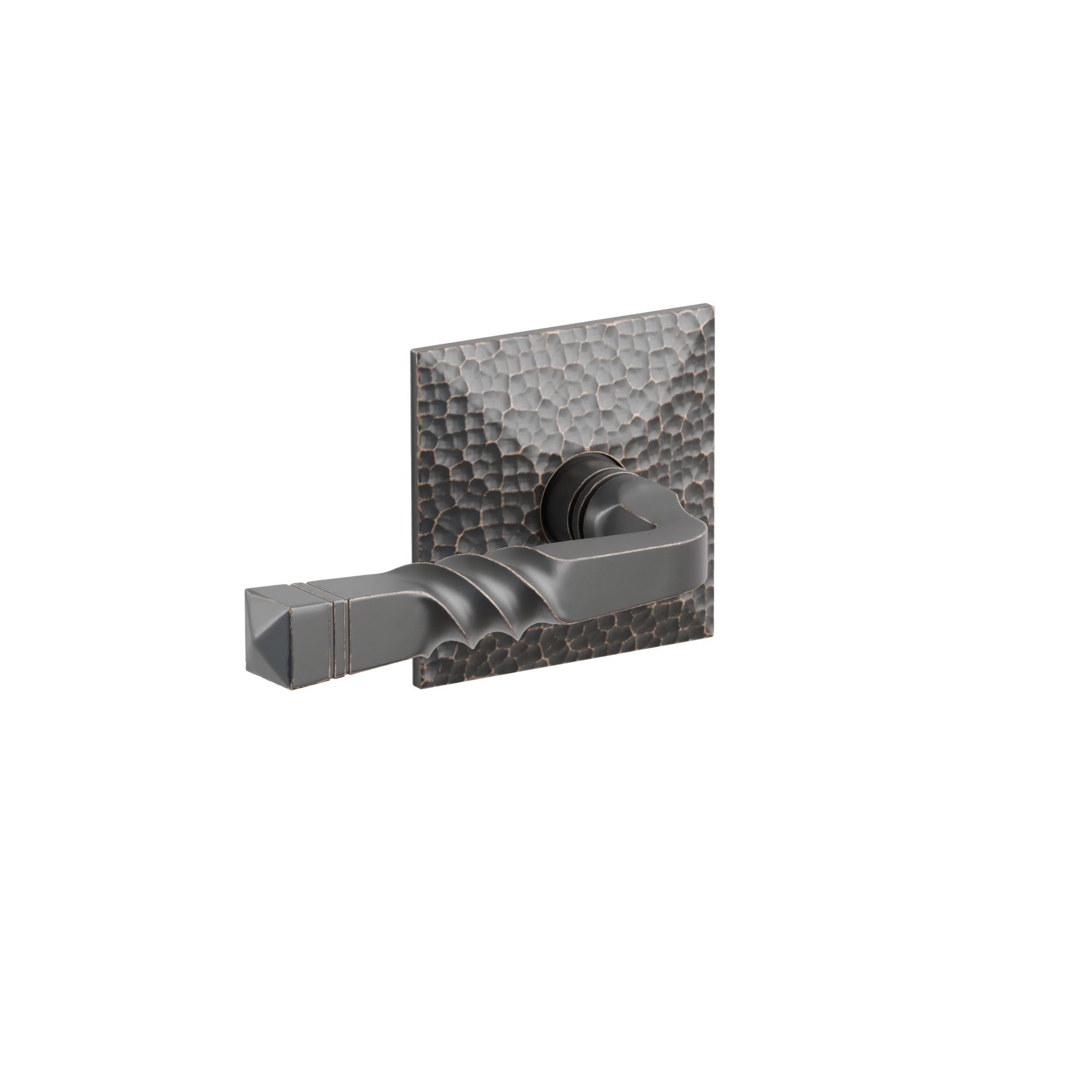 Emtek Rope Lever Set with Hammered Rosette