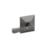 Emtek Concealed Fastener Santa Fe Lever Set With Hammered Rosette