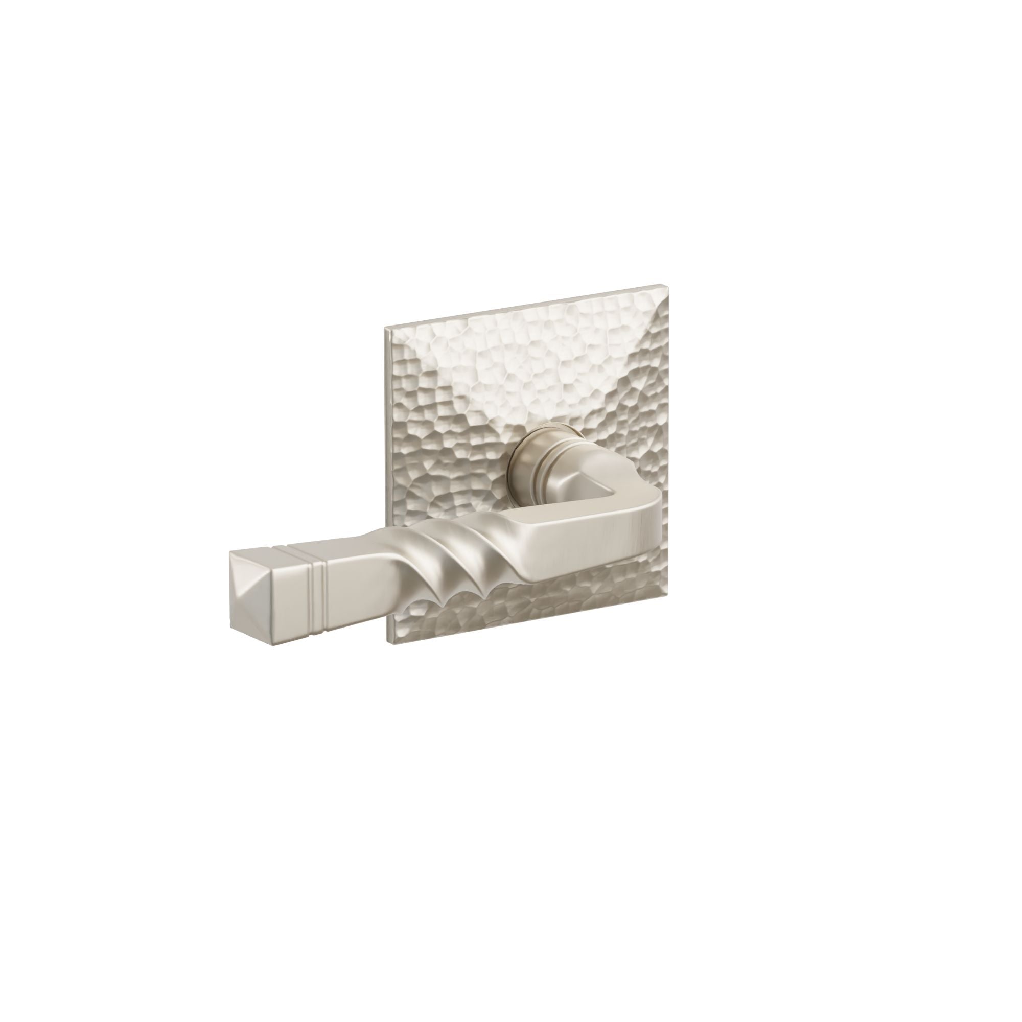 Emtek Concealed Fastener Santa Fe Lever Set With Hammered Rosette