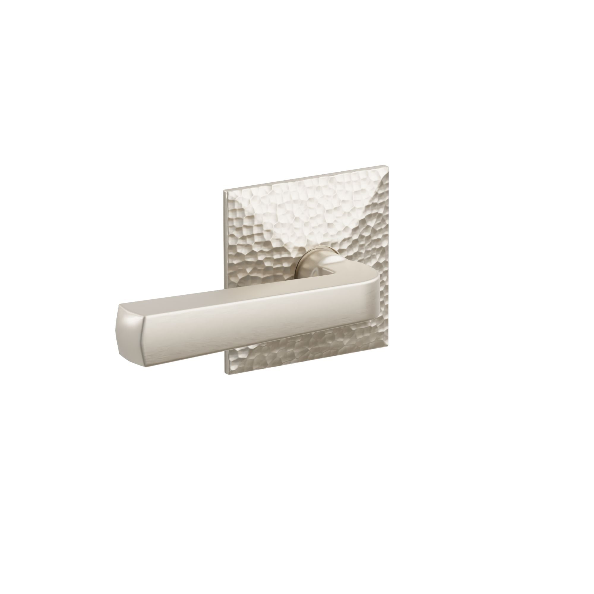 Emtek Concealed Fastener Sion Lever Set With Hammered Rosette