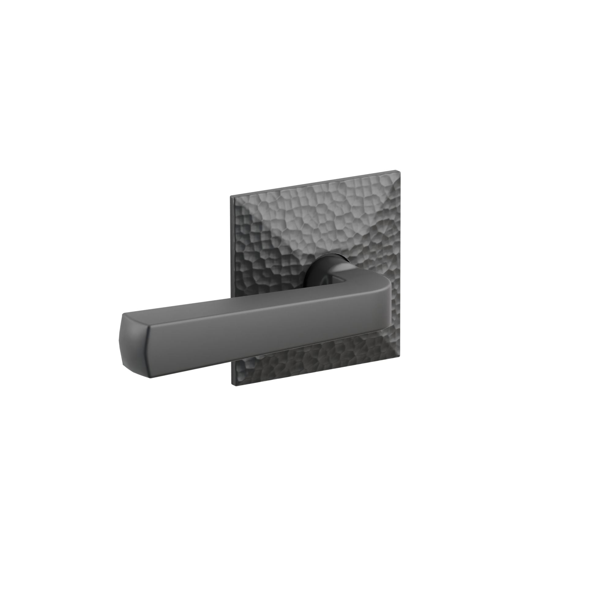 Emtek Sion Lever Set with Hammered Rosette