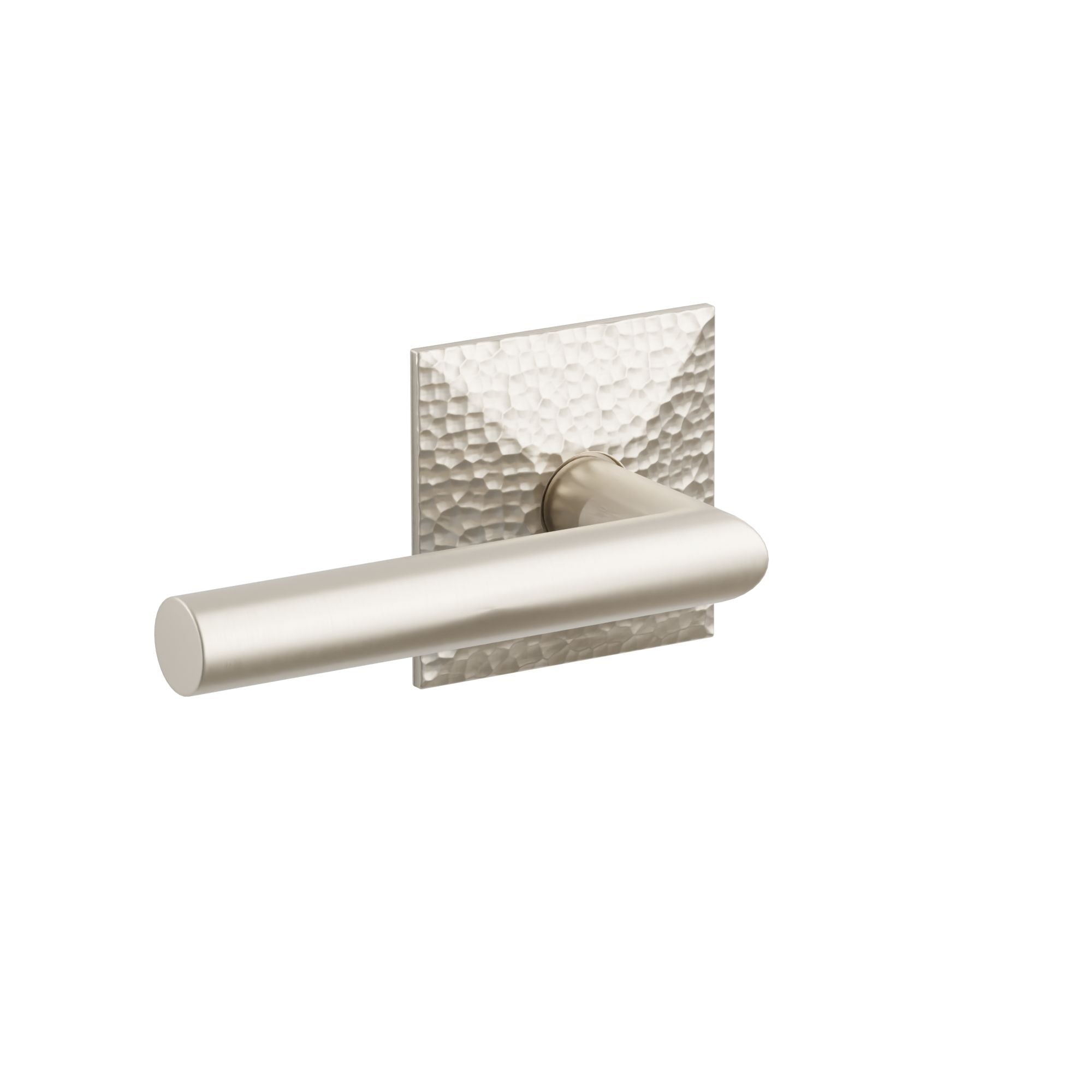 Emtek Stuttgart Lever Set with Hammered Rosette