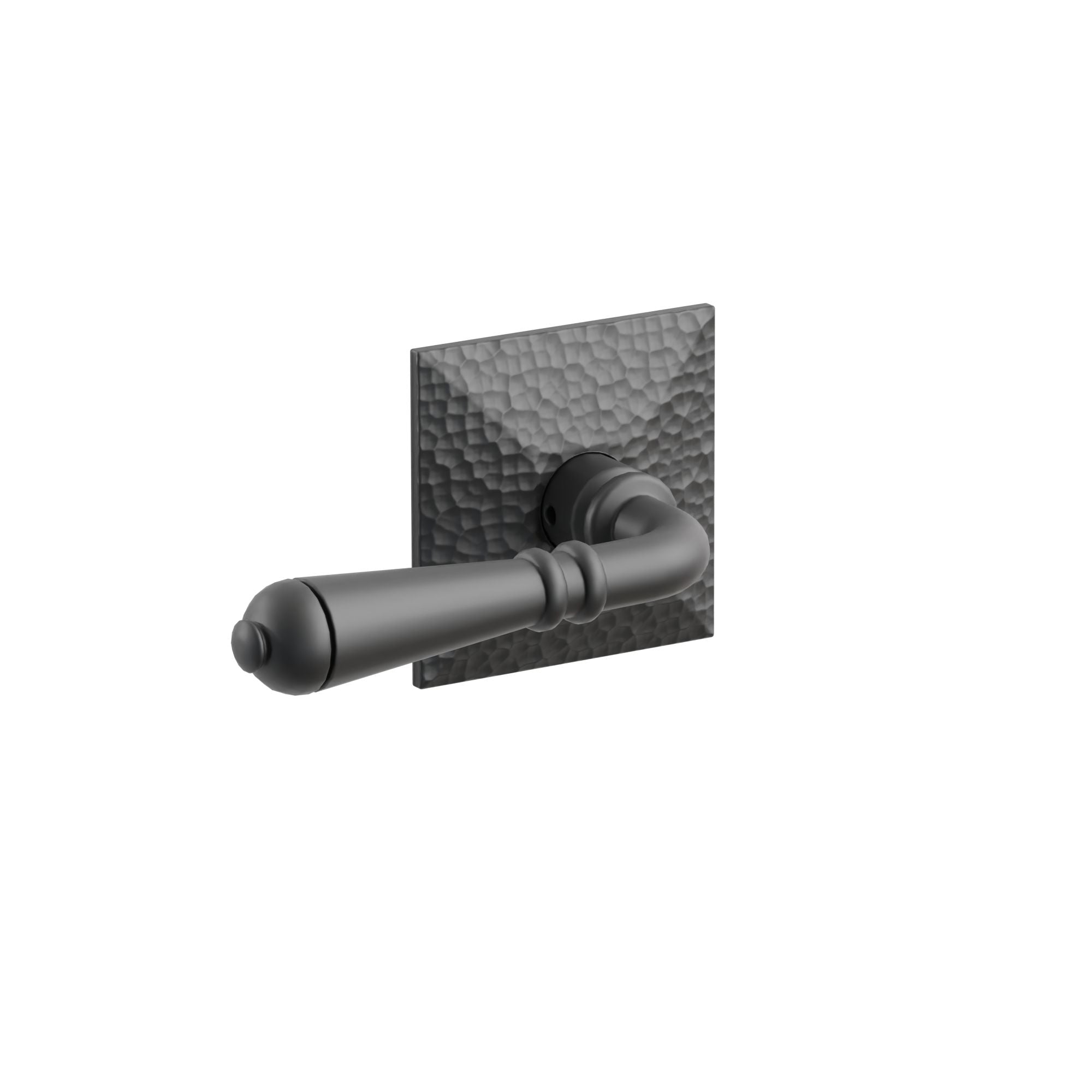 Emtek Spencer Lever Set with Hammered Rosette