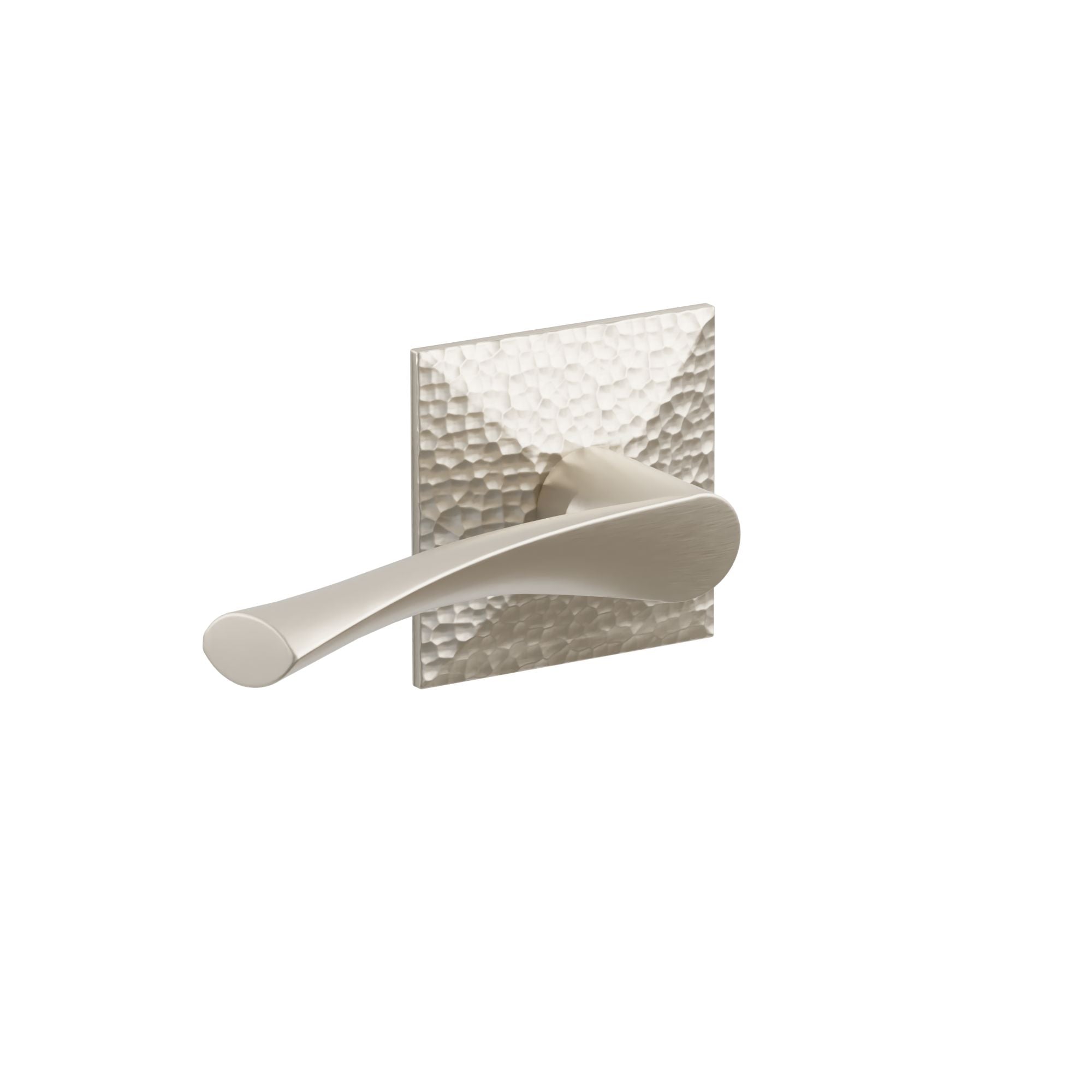 Emtek Concealed Fastener Triton Lever Set With Hammered Rosette