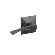 Emtek Concealed Fastener Triton Lever Set With Hammered Rosette