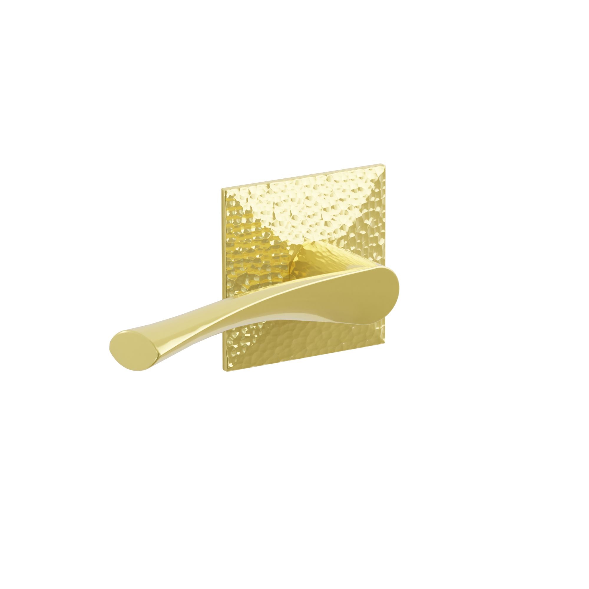 Emtek Turino Lever Set with Hammered Rosette