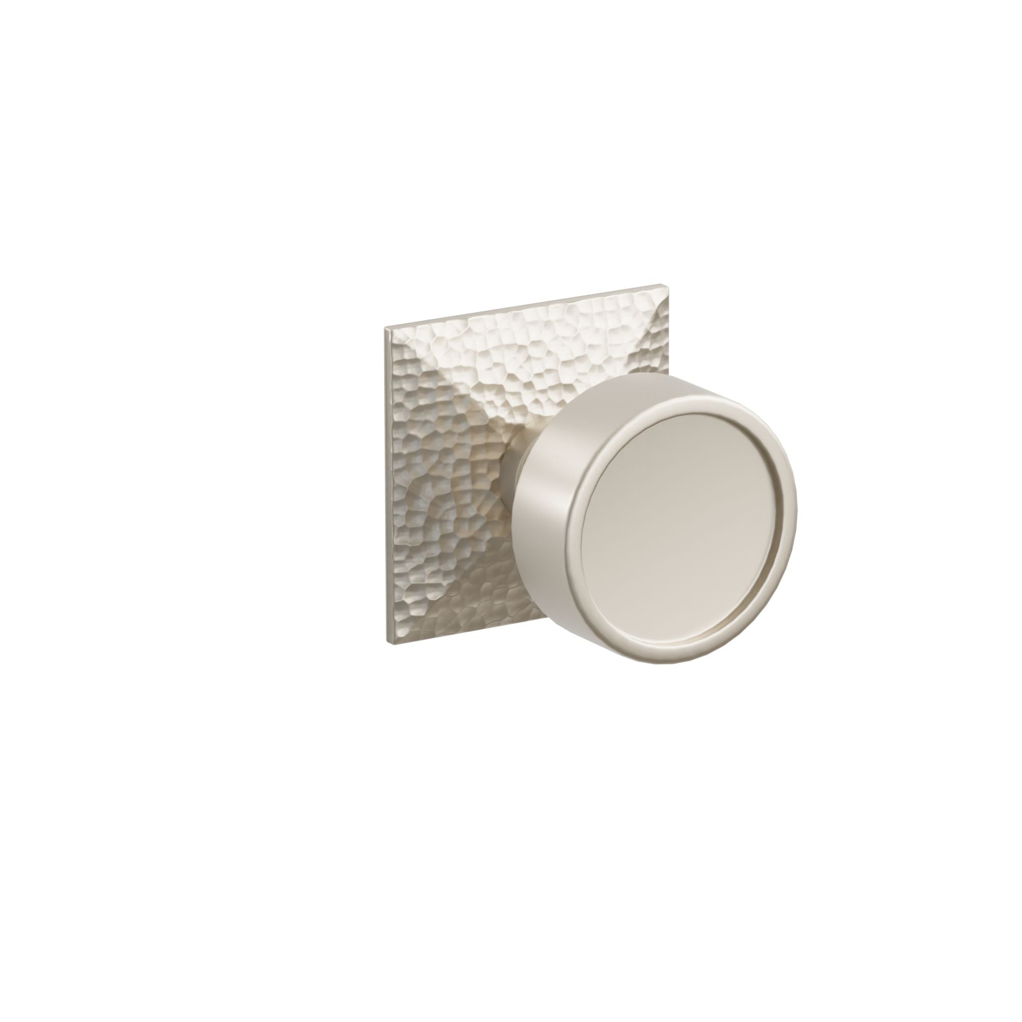 Emtek Concealed Fastener Verve Knob Set With Hammered Rosette