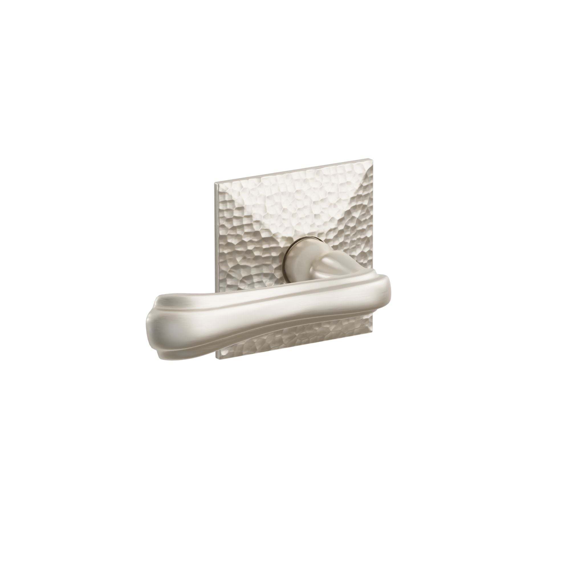 Emtek Triton Lever Set with Hammered Rosette