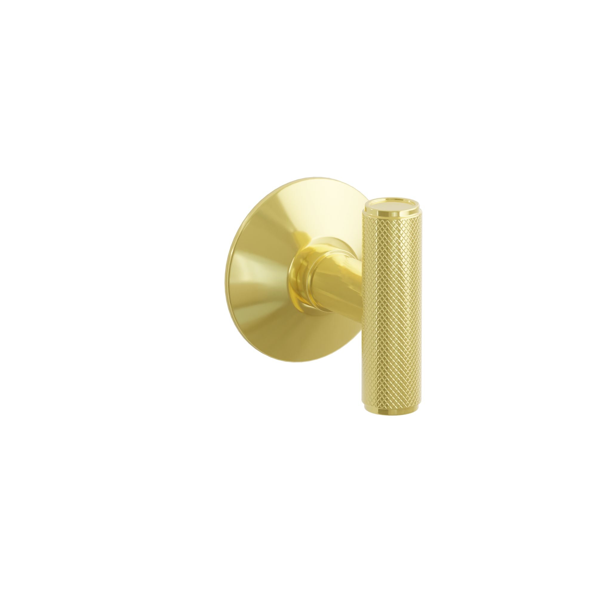 Emtek Concealed Fastener Ace Knurled Knob Set With Modern Rosette