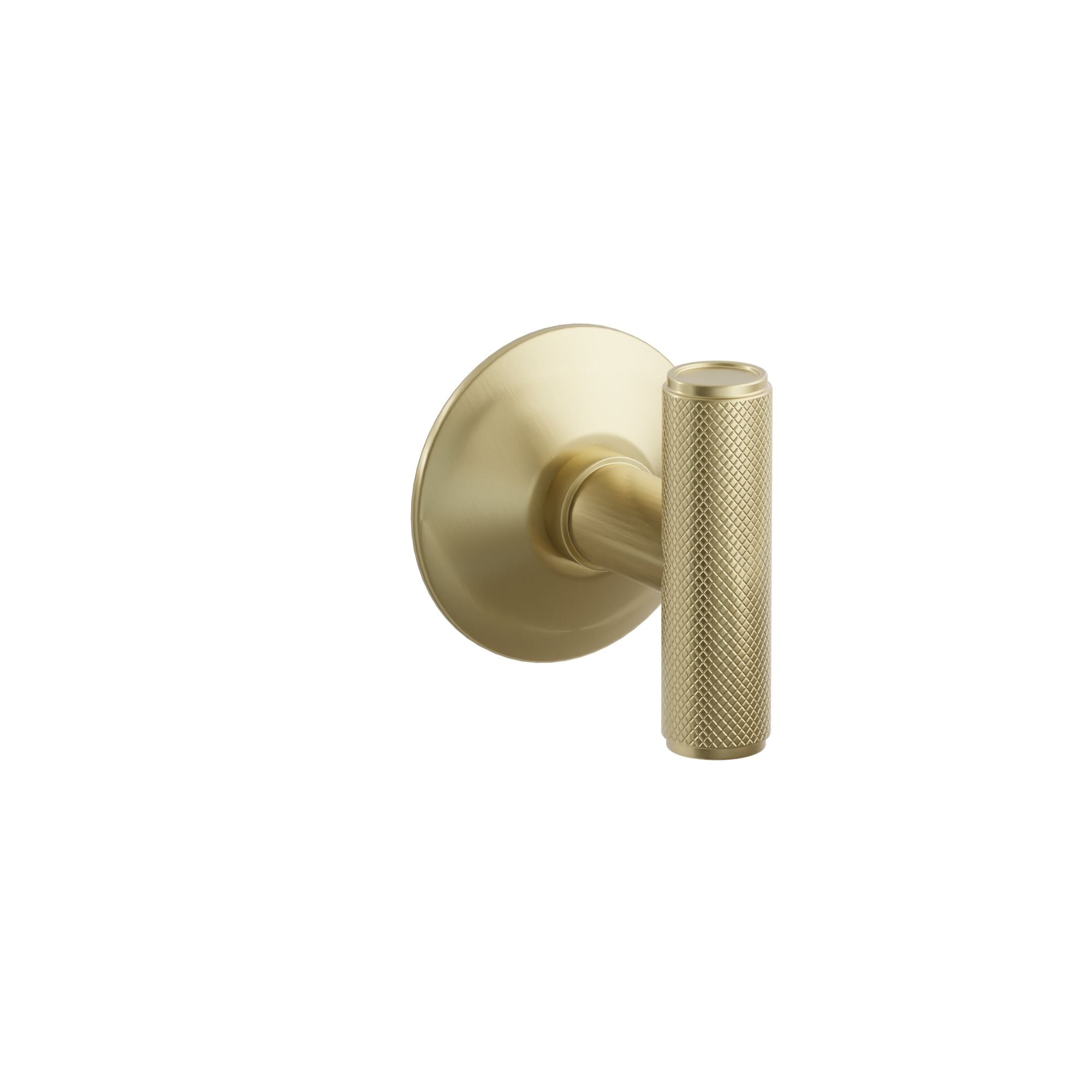 Emtek Ace Knurled Knob Set with Modern Rosette