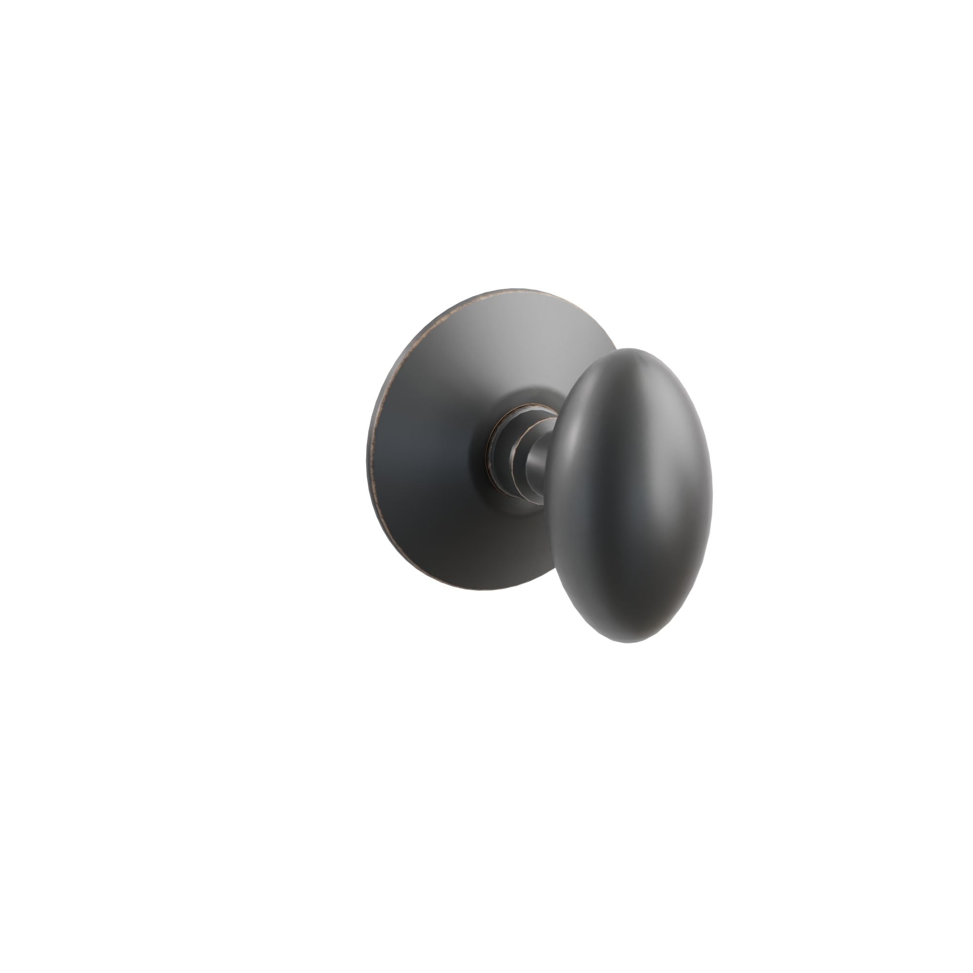 Emtek Concealed Fastener Egg Knob Set With Modern Rosette