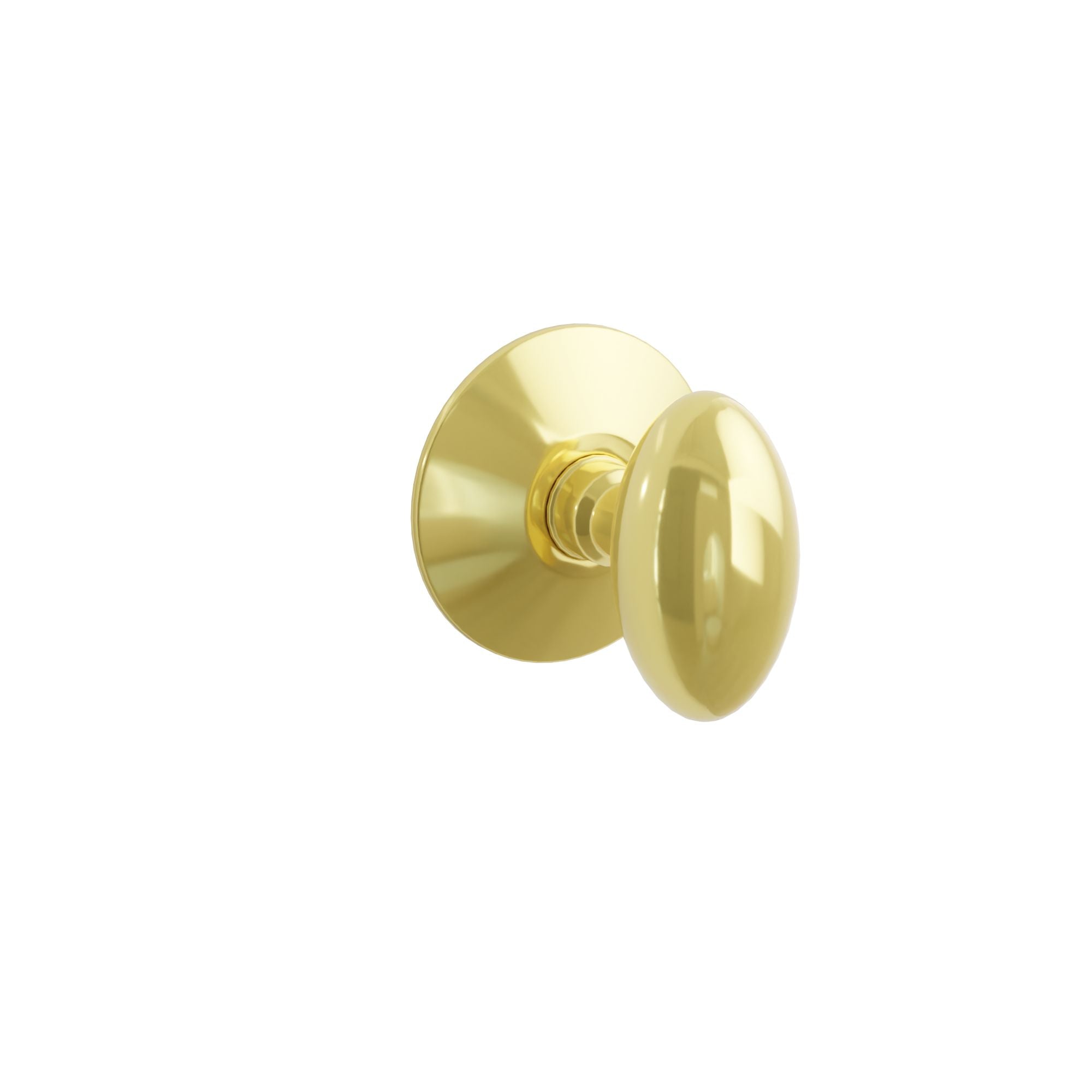 Emtek Egg Knob Set with Modern Rosette