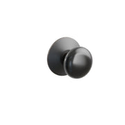 Emtek Ebony Porcelain Knob Set with Modern Rosette