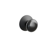 Emtek Concealed Fastener Ebony Porcelain Knob Set With Modern Rosette