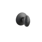 Emtek Concealed Fastener Hammered Egg Knob Set With Modern Rosette