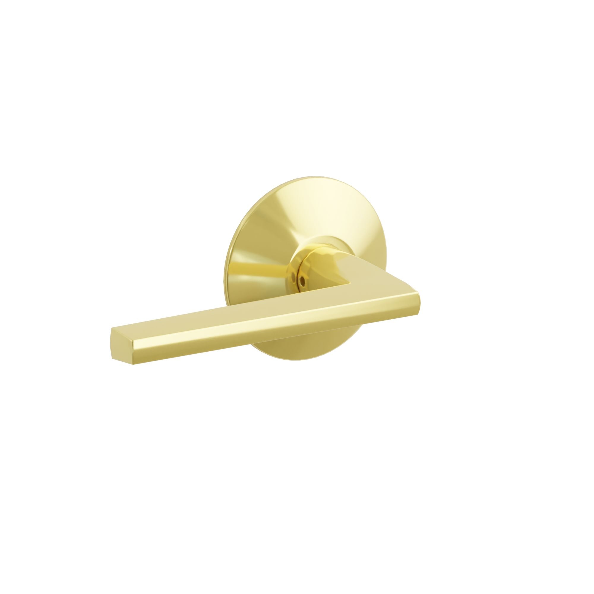 Emtek Helios Lever Set with Modern Rosette