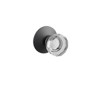 Emtek Concealed Fastener Lowell Glass Knob Set With Modern Rosette