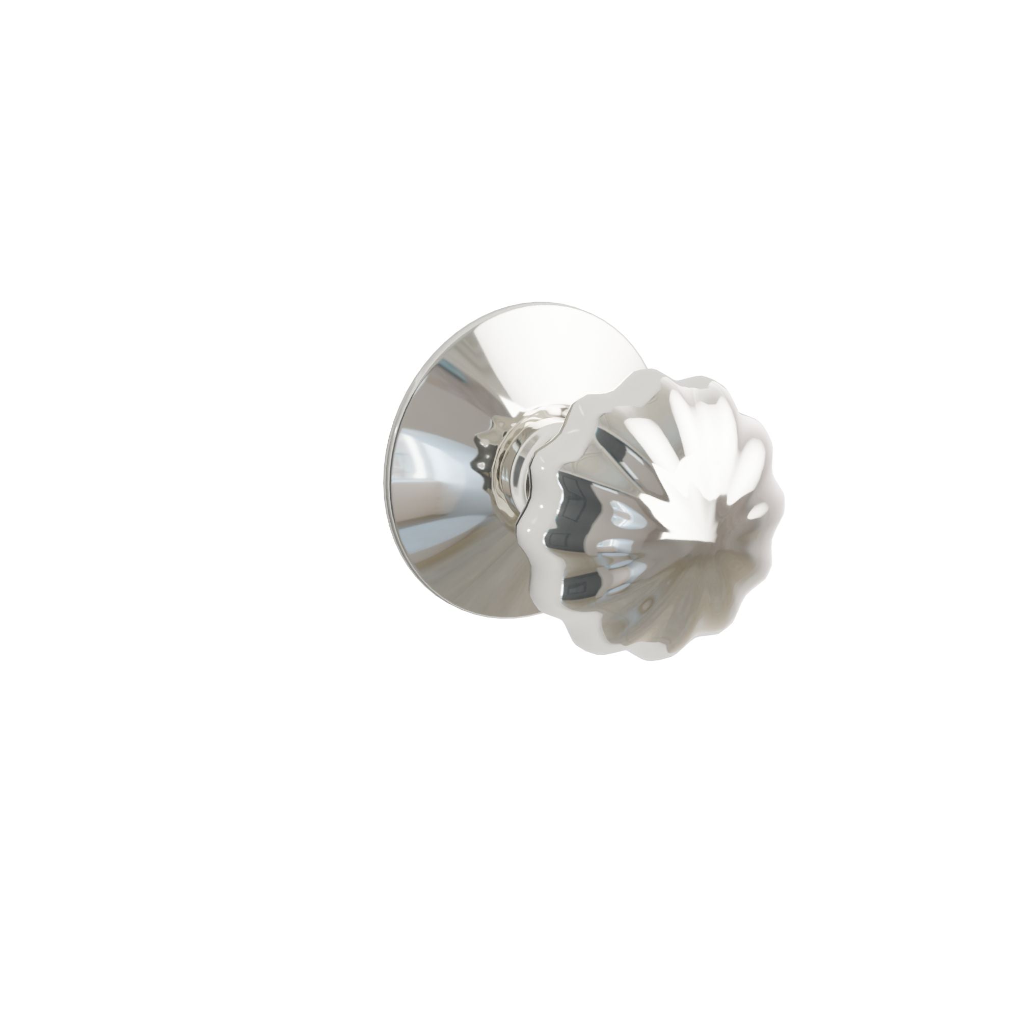 Emtek Melon Knob Set with Modern Rosette