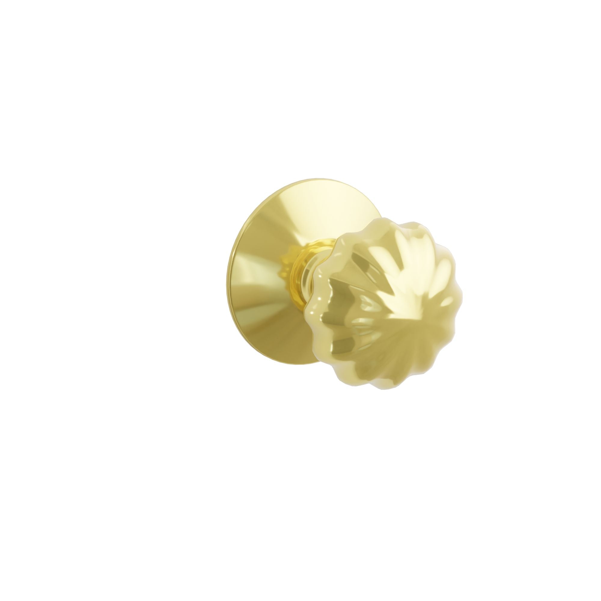 Emtek Melon Knob Set with Modern Rosette