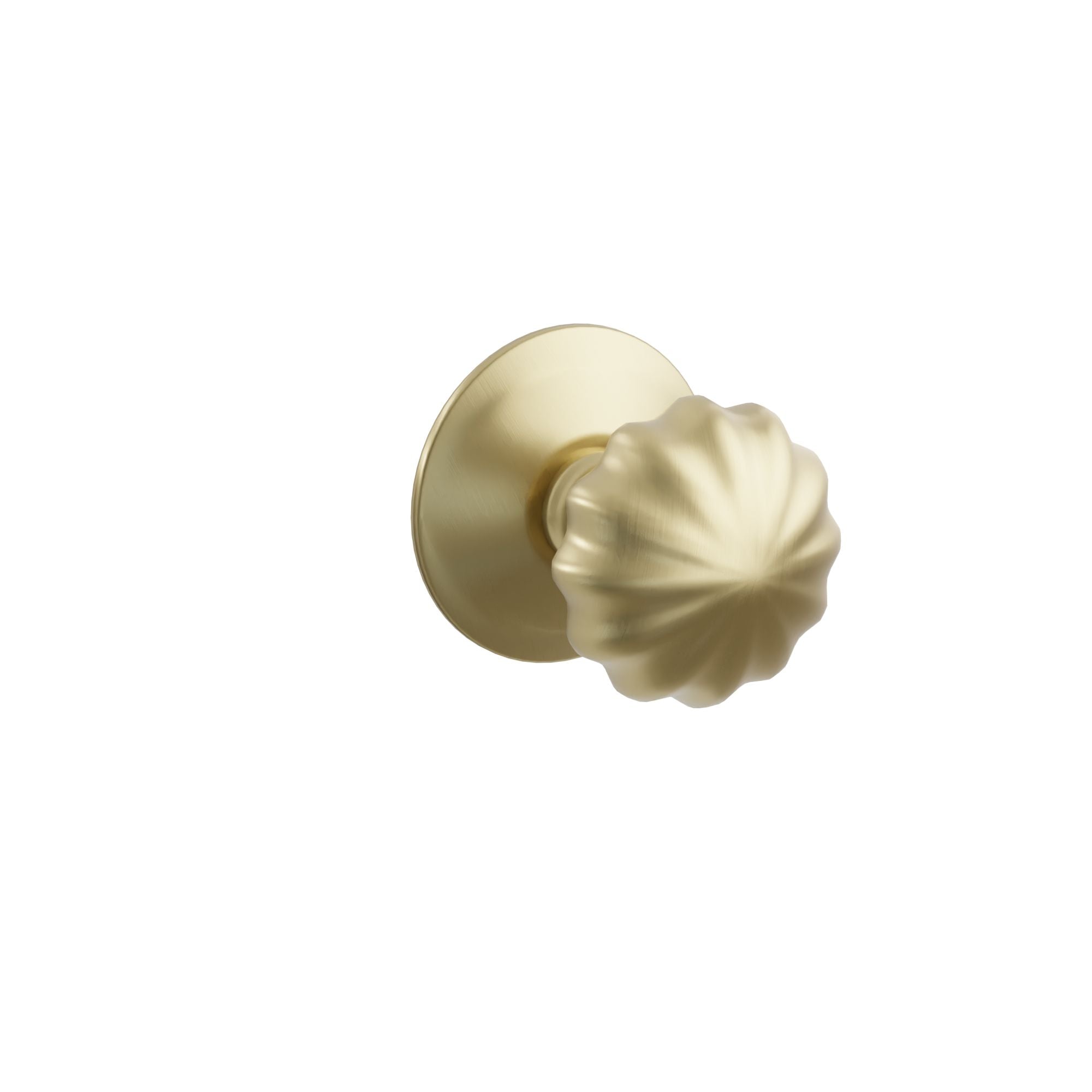 Emtek Melon Knob Set with Modern Rosette