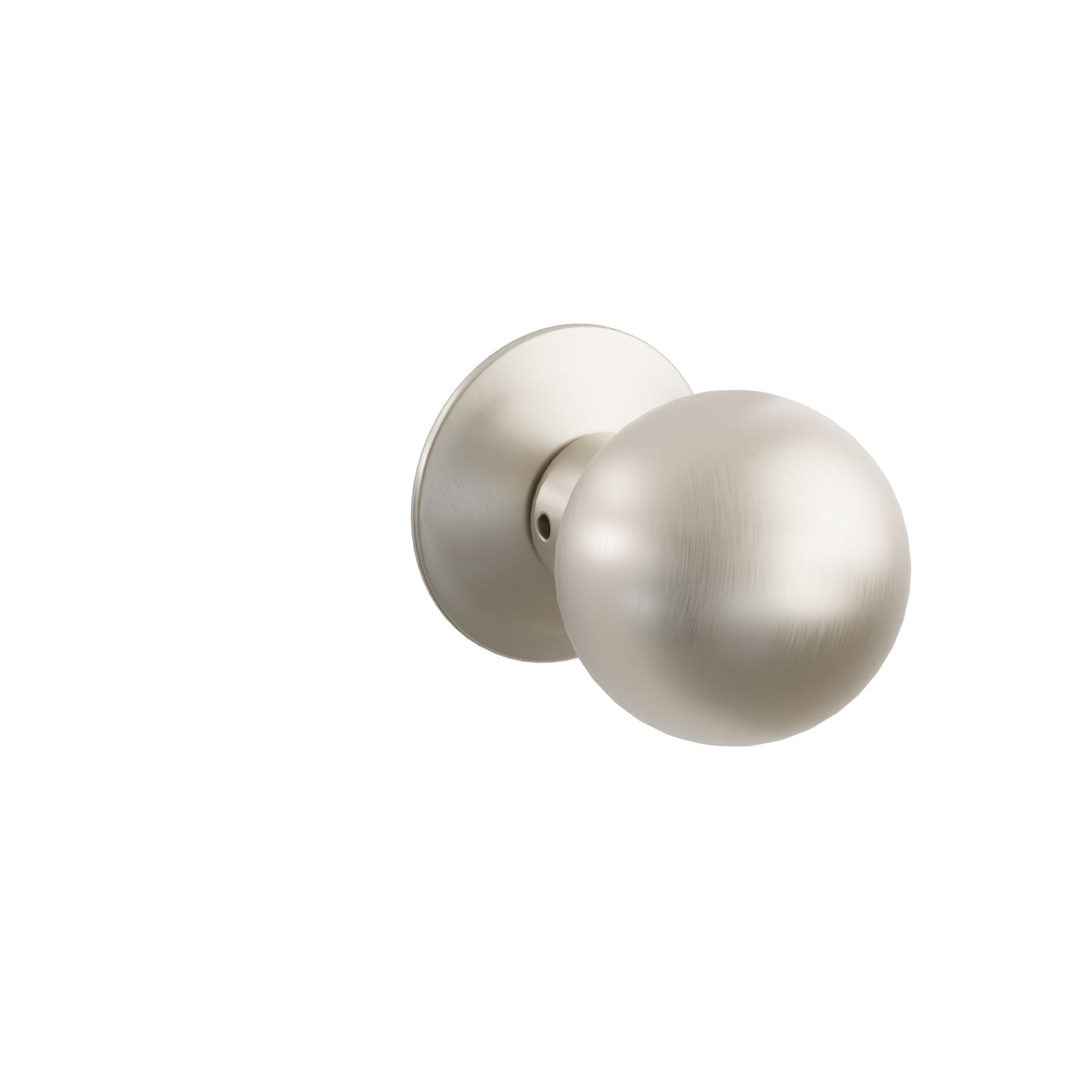 Emtek Concealed Fastener Orb Knob Set With Modern Rosette
