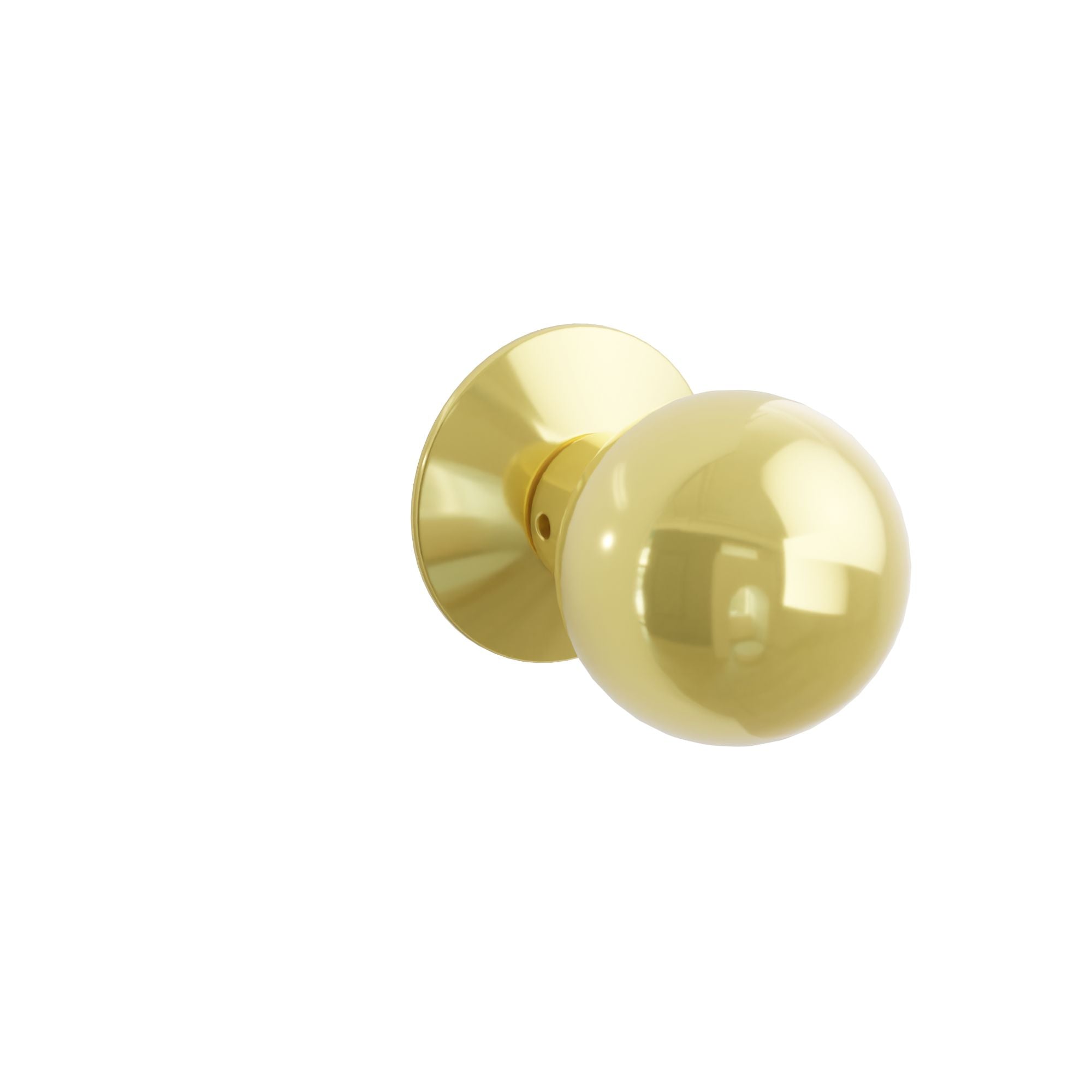 Emtek Concealed Fastener Orb Knob Set With Modern Rosette
