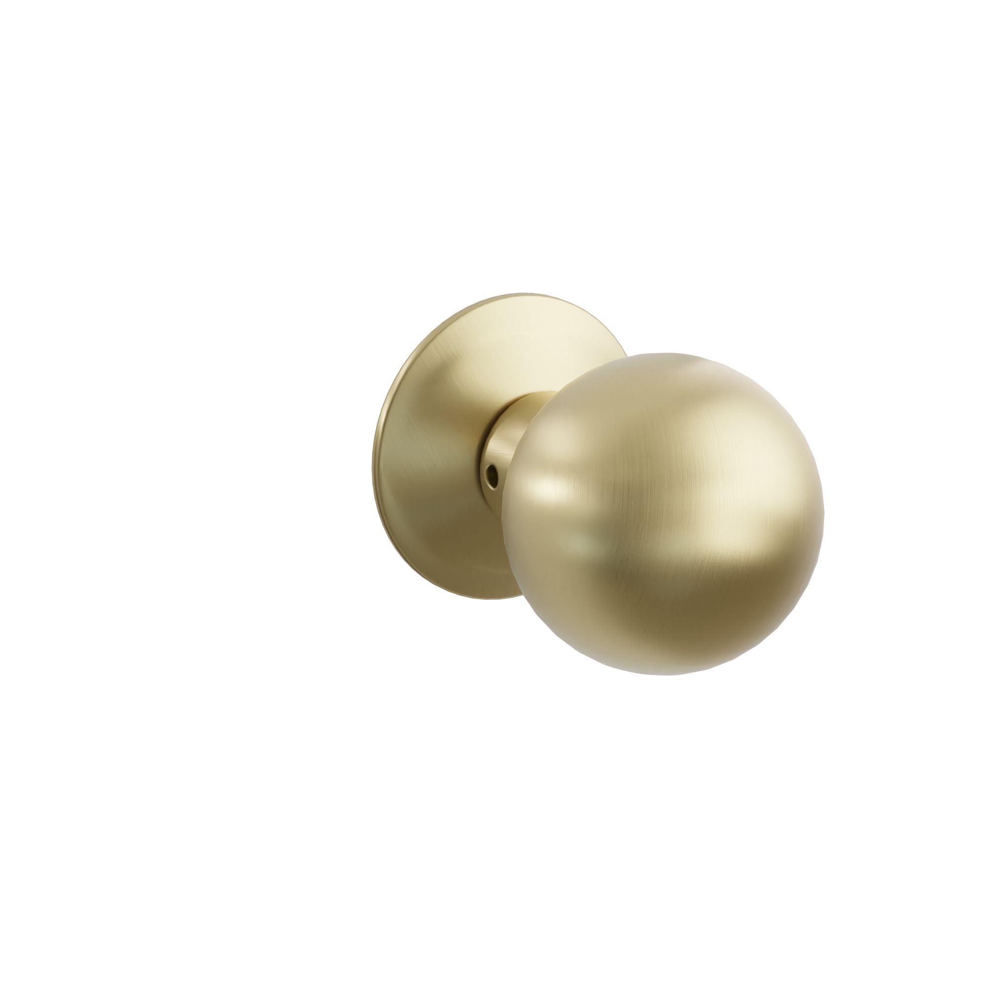 Emtek Concealed Fastener Orb Knob Set With Modern Rosette