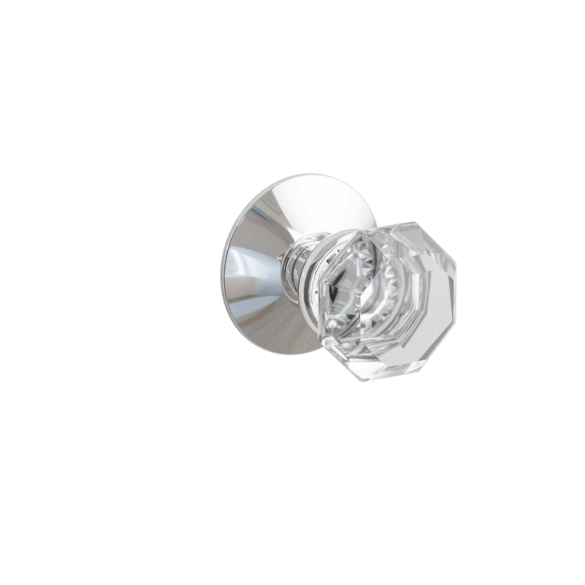 Emtek Old Town Knob Set with Modern Rosette