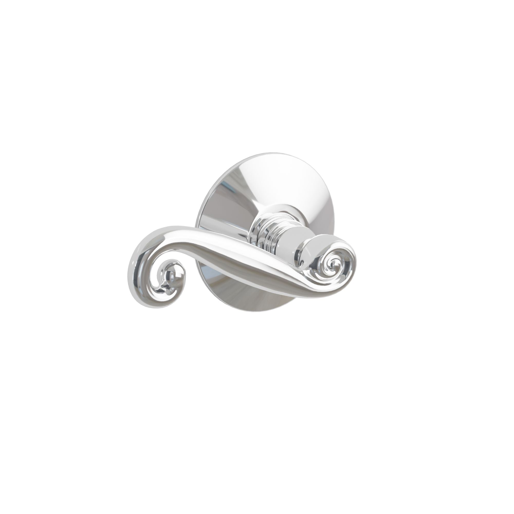 Emtek Concealed Fastener Rustic Lever Set With Modern Rosette