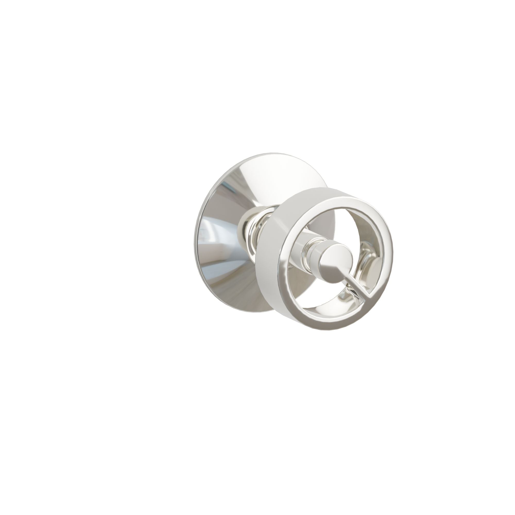 Emtek Concealed Fastener Spoke Knob Set With Modern Rosette
