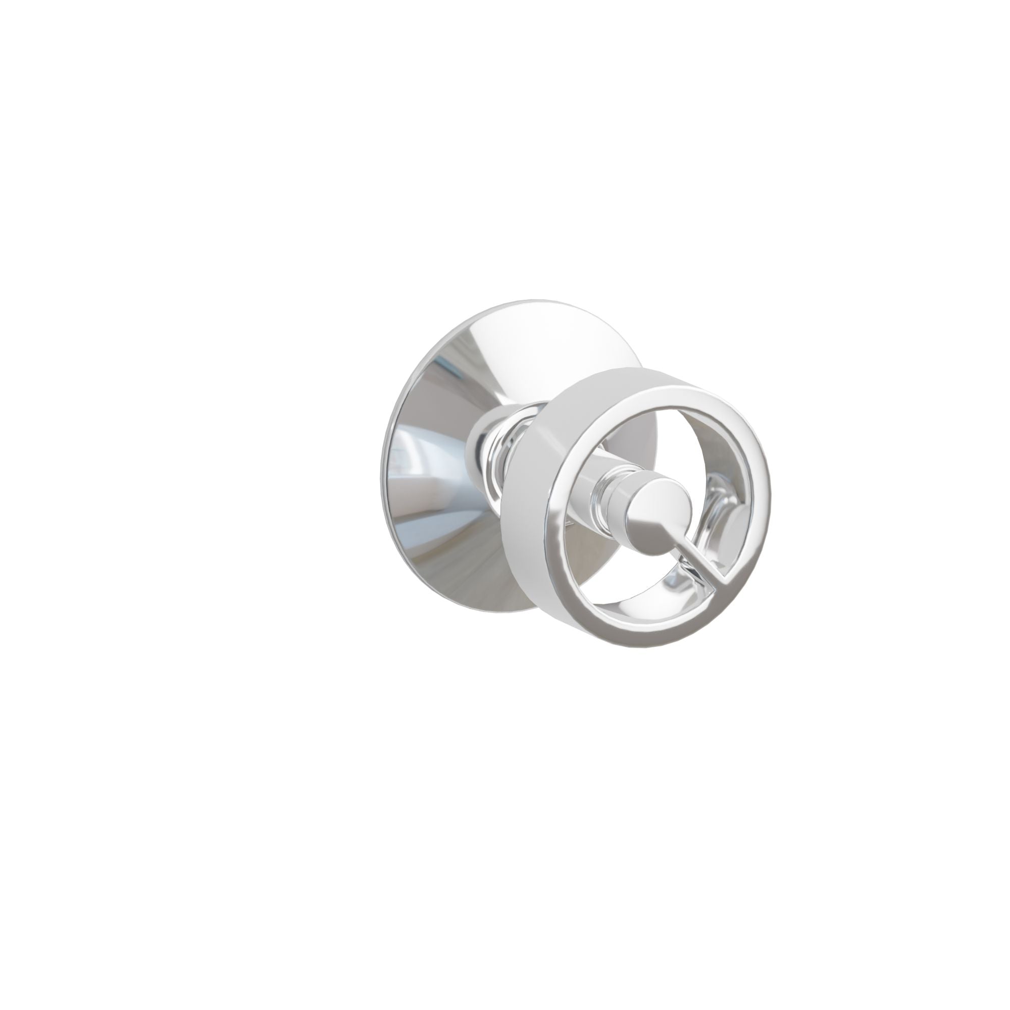 Emtek Concealed Fastener Spoke Knob Set With Modern Rosette