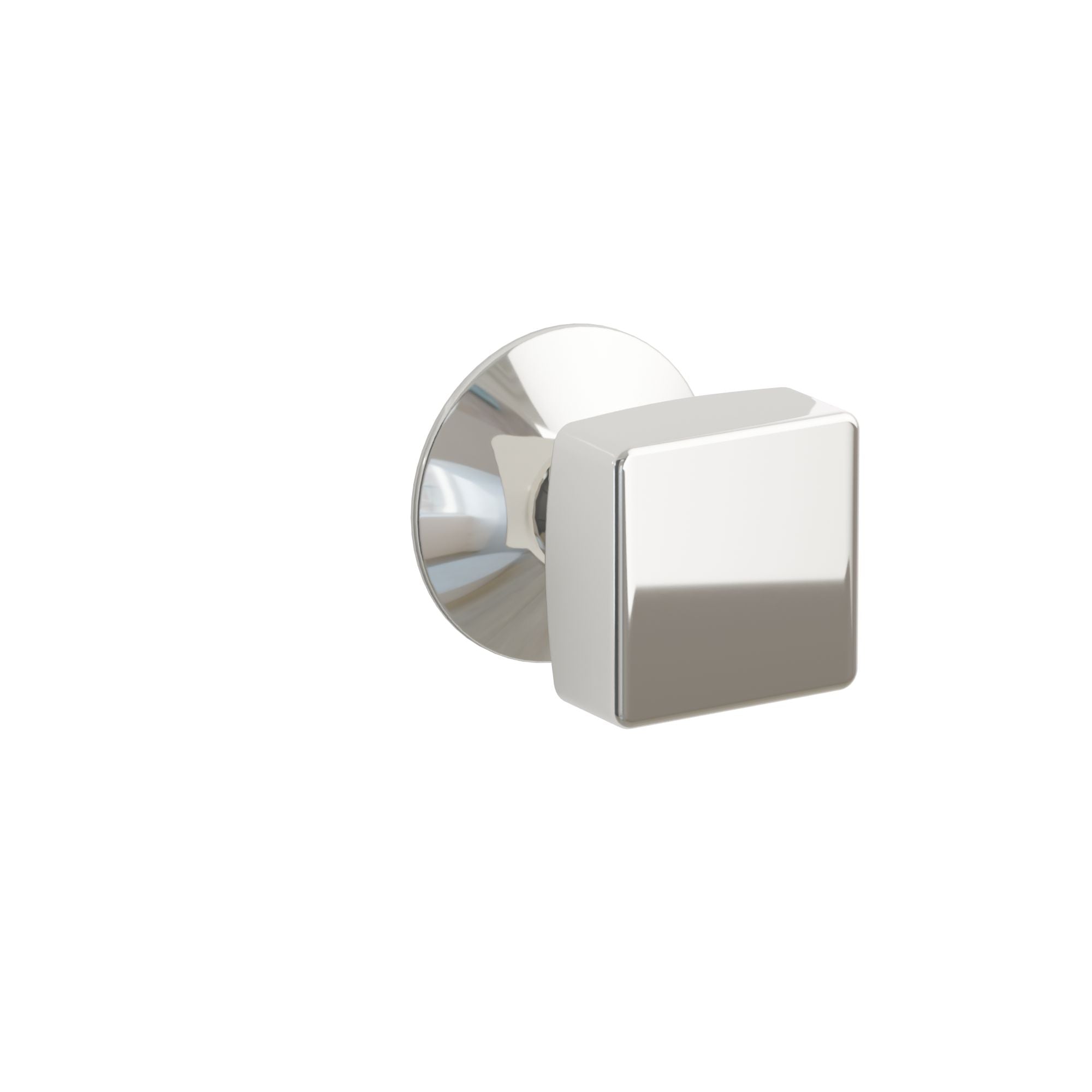 Emtek Square Knob Set with Modern Rosette