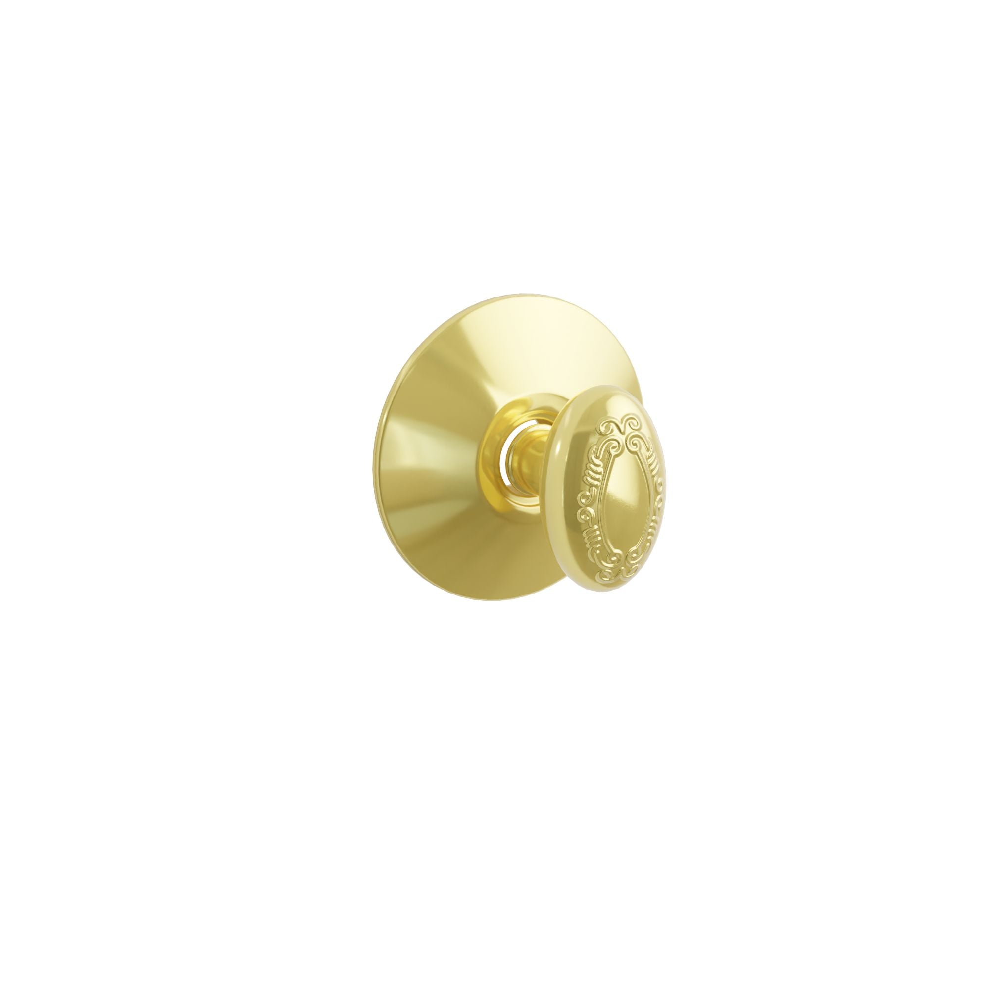 Emtek Concealed Fastener Victoria Knob Set With Modern Rosette