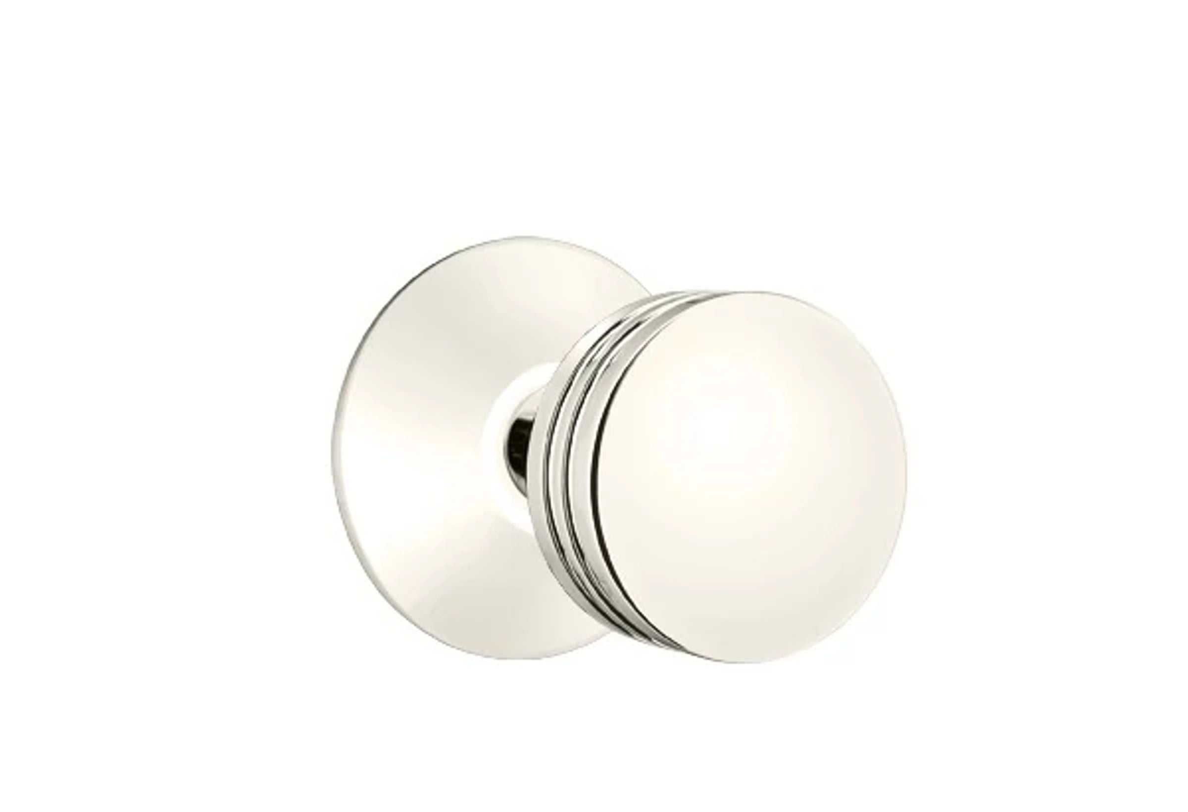 Emtek Concealed Fastener Bern Knob Set with Modern Rosette