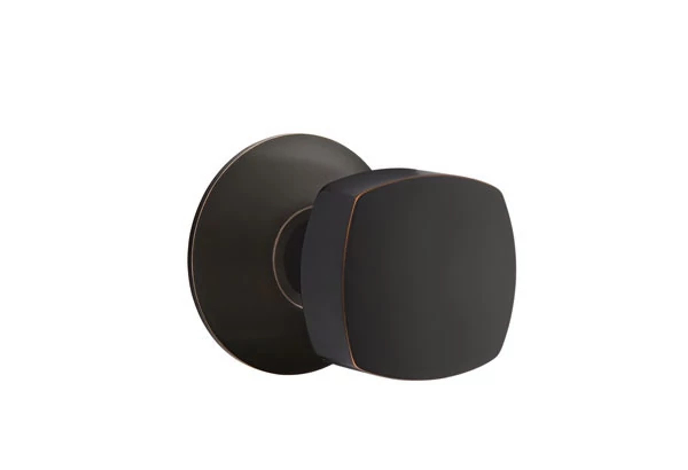 Emtek Concealed Fastener Freestone Knob Set with Modern Rosette