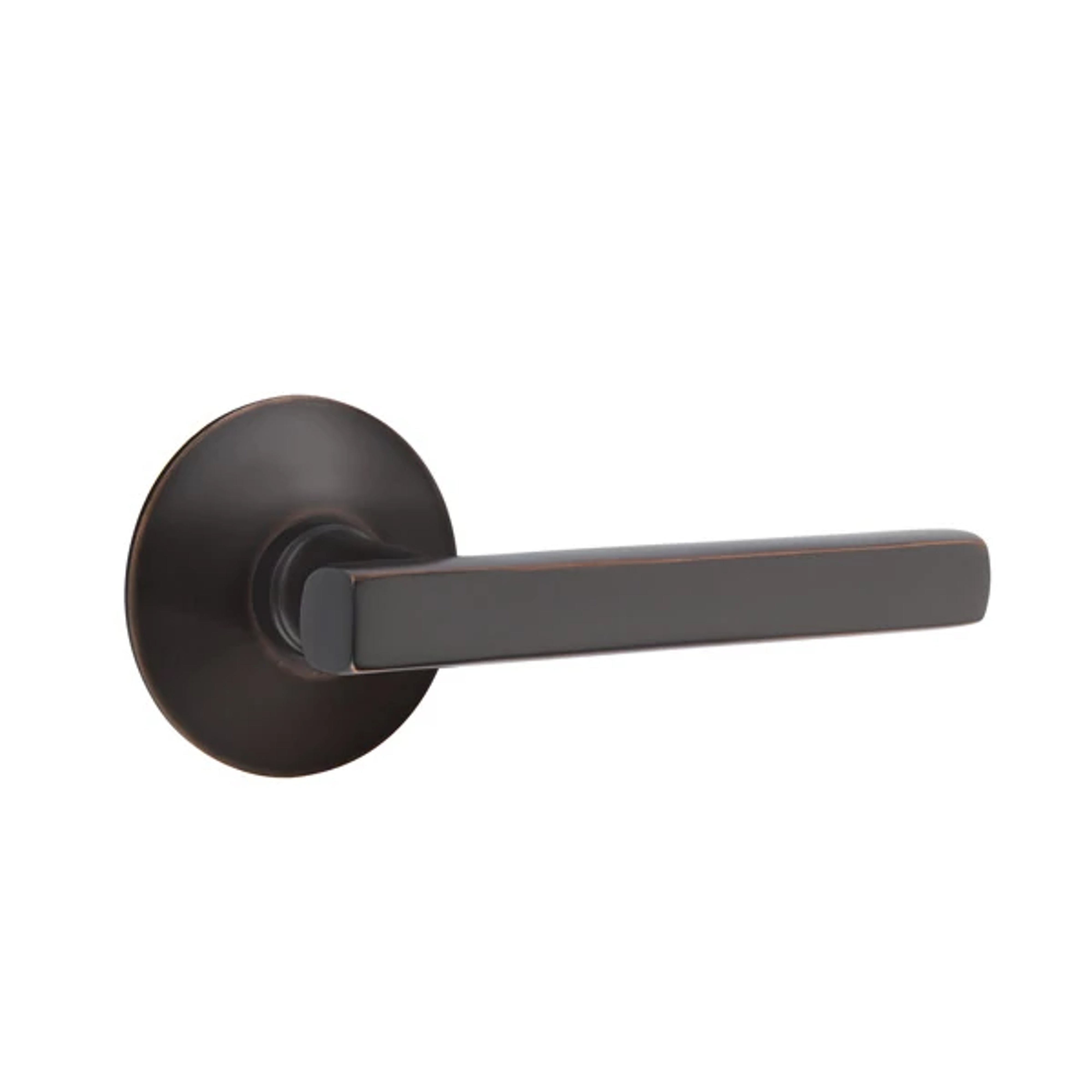 Emtek Concealed Fastener Freestone Lever Set with Modern Rosette
