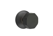 Emtek Octagon Knob Set with Modern Rosette