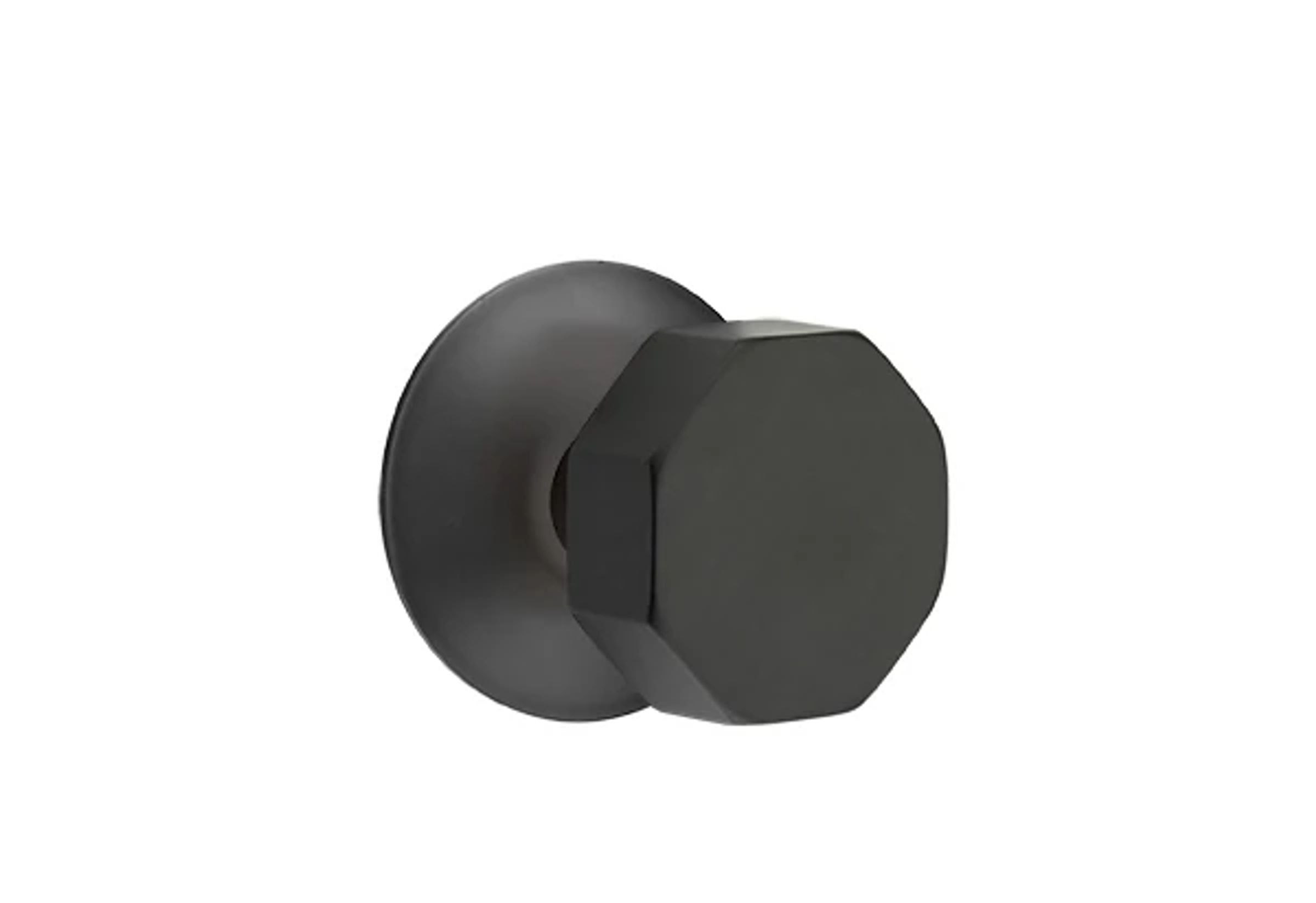 Emtek Concealed Fastener Octagon Knob Set with Modern Rosette