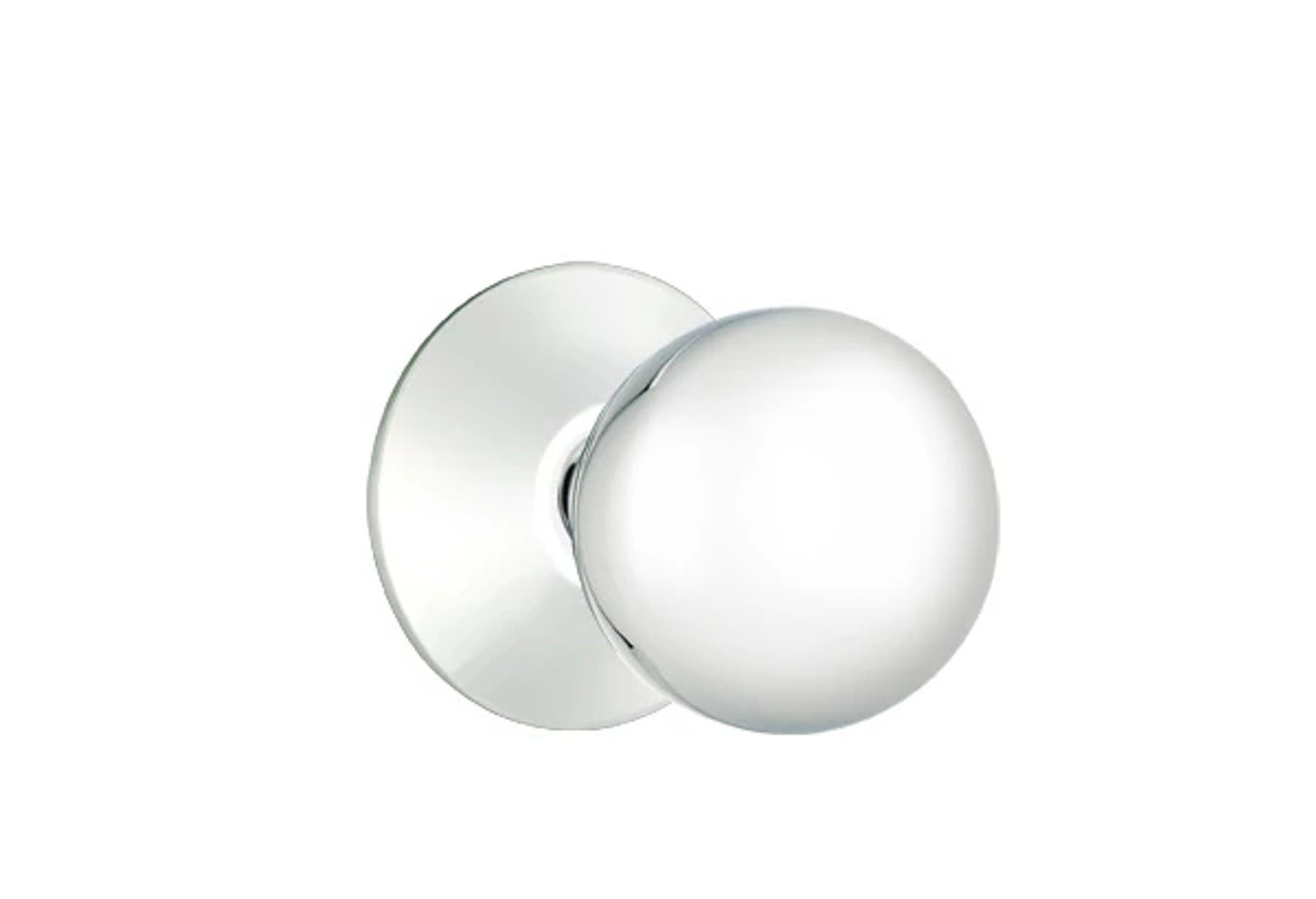 Emtek Concealed Fastener Orb Knob Set with Modern Rosette