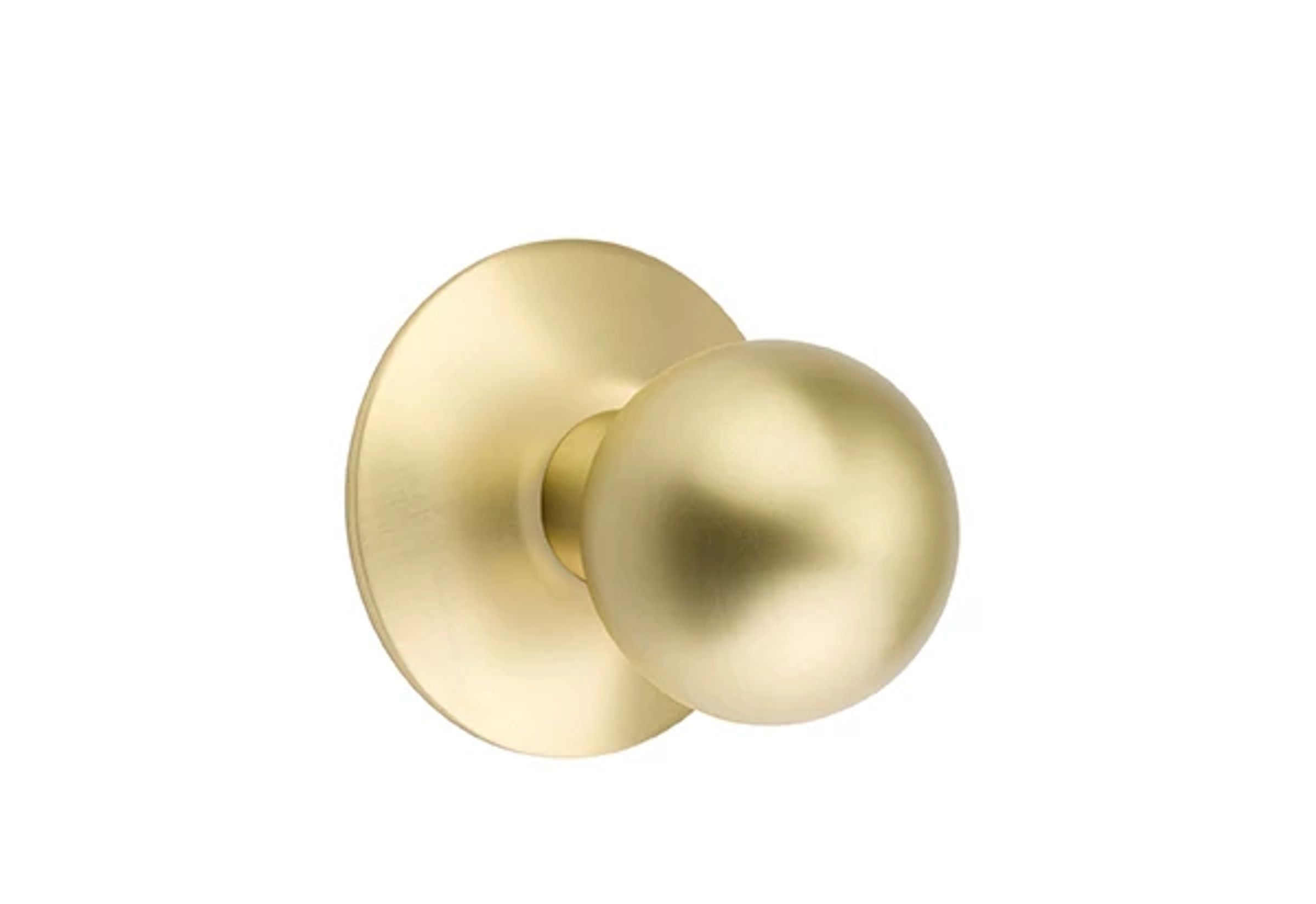 Emtek Concealed Fastener Orb Knob Set with Modern Rosette