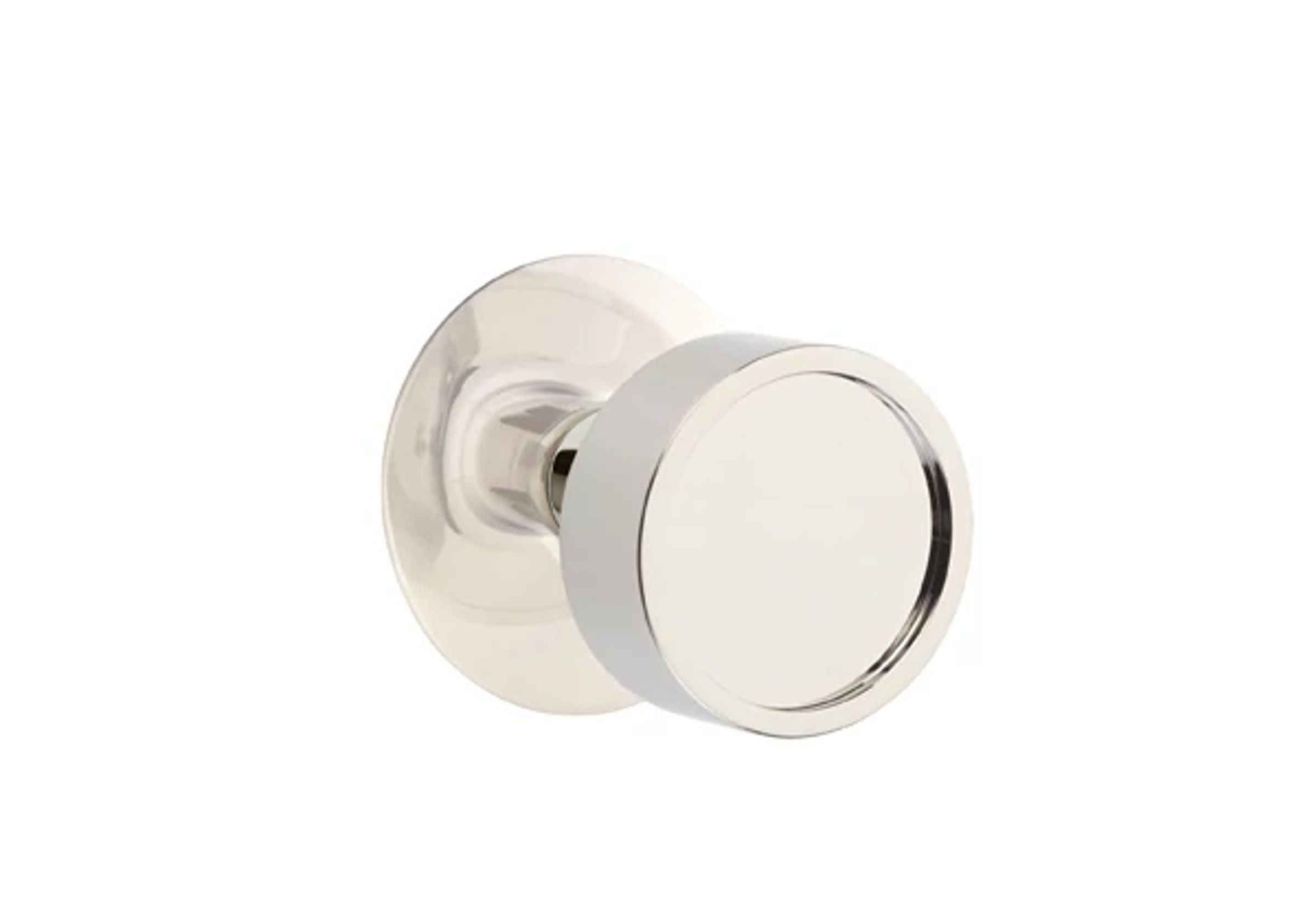 Emtek Concealed Fastener Verve Knob Set with Modern Rosette