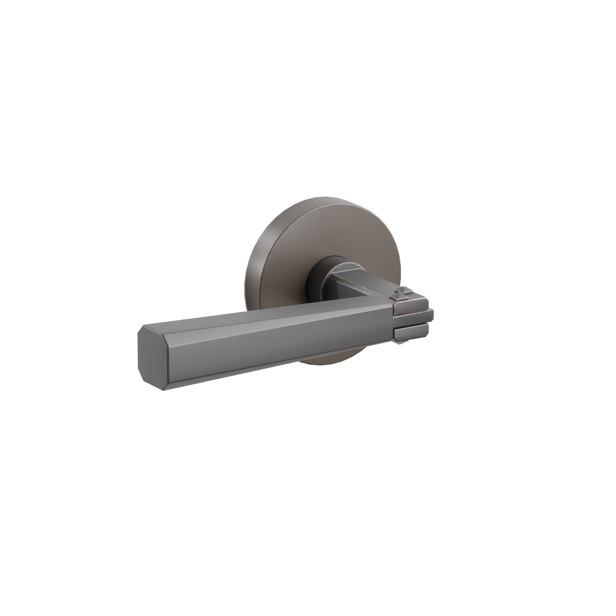 Emtek Concealed Fastener Arts & Crafts Lever Set With Disk Rosette