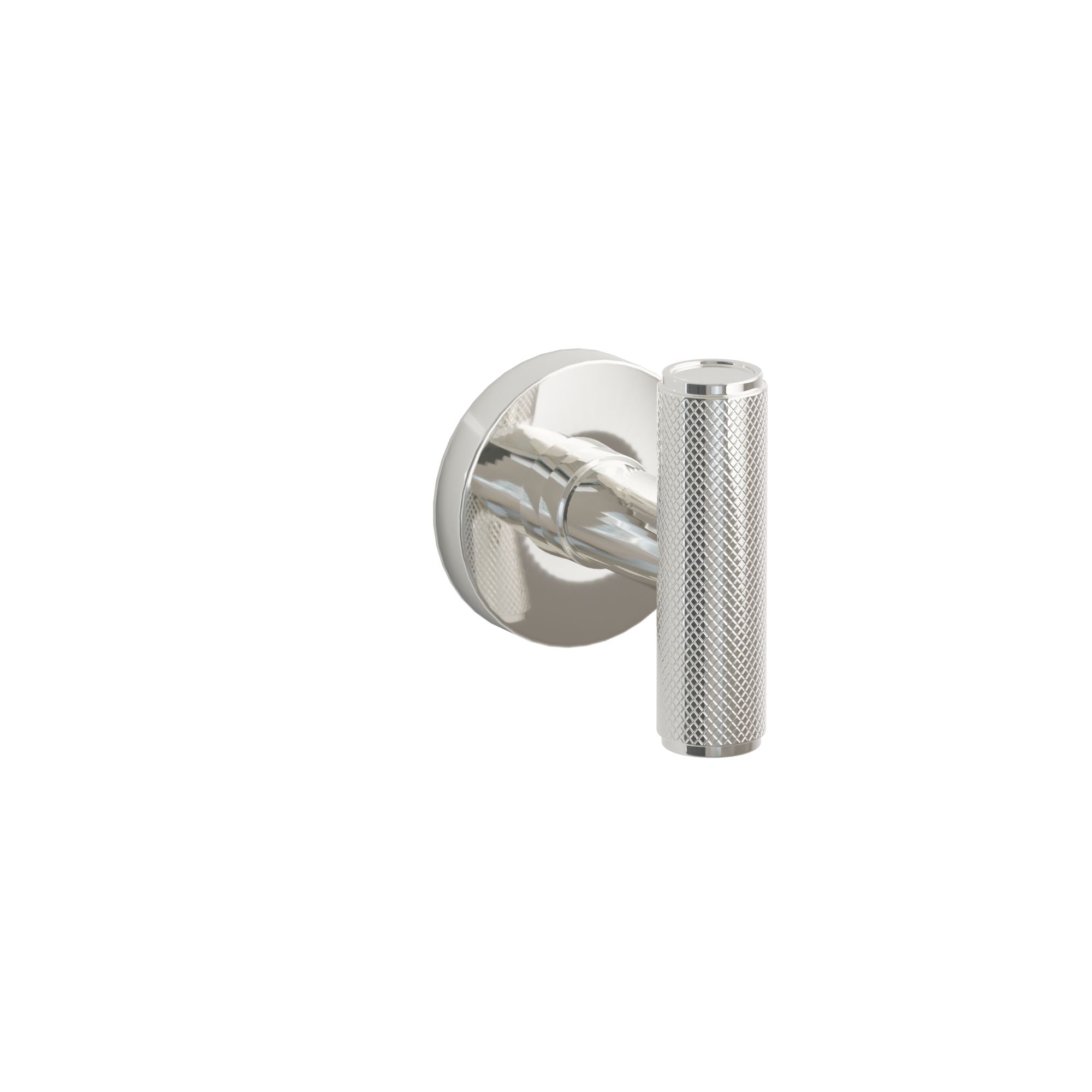 Emtek Concealed Fastener Ace Knurled Knob Set With Disk Rosette